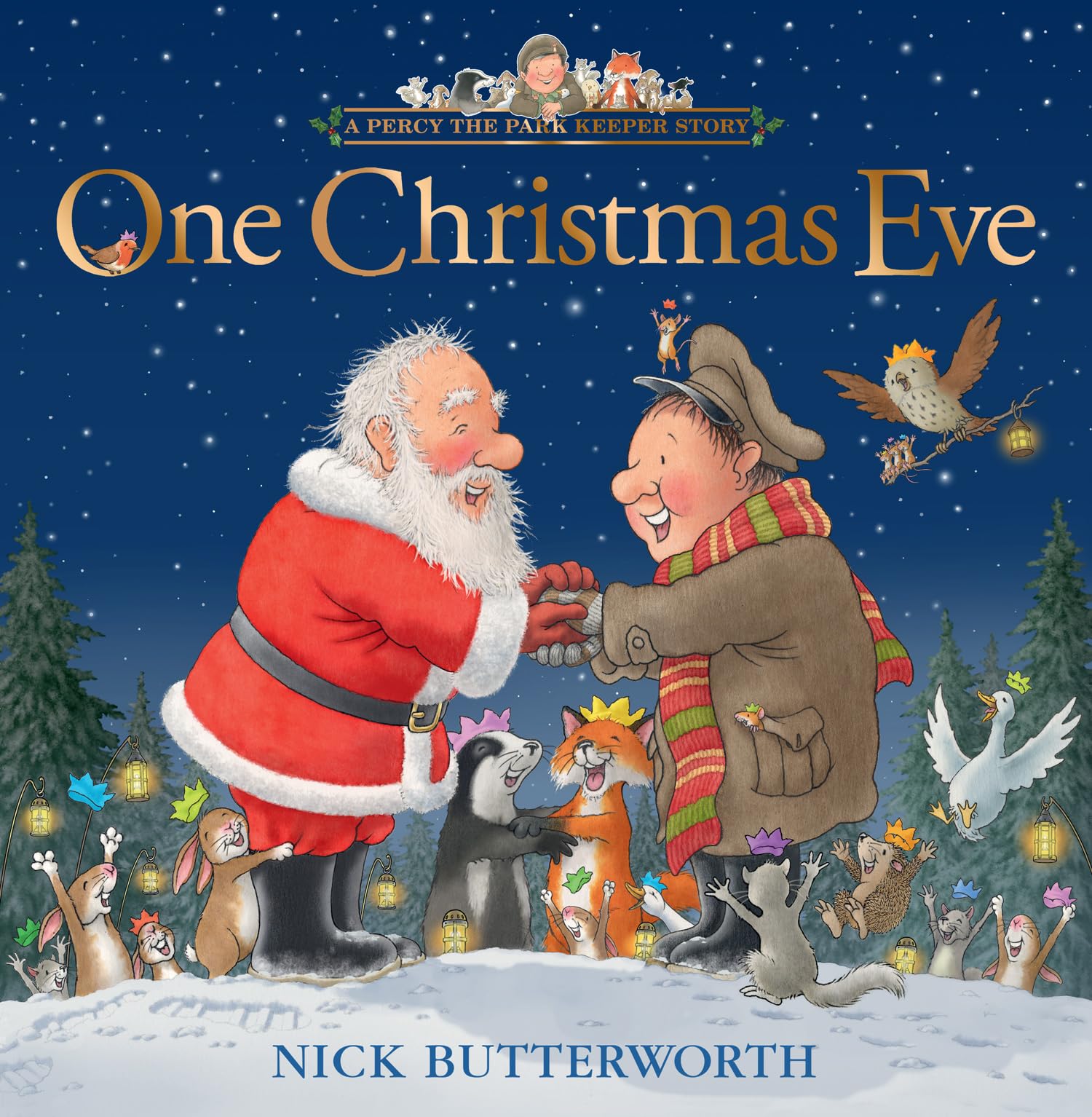 Nick Butterworth One Christmas Eve: A Percy the Park Keeper Picture Book | Hardcover | Ages 3-5 1