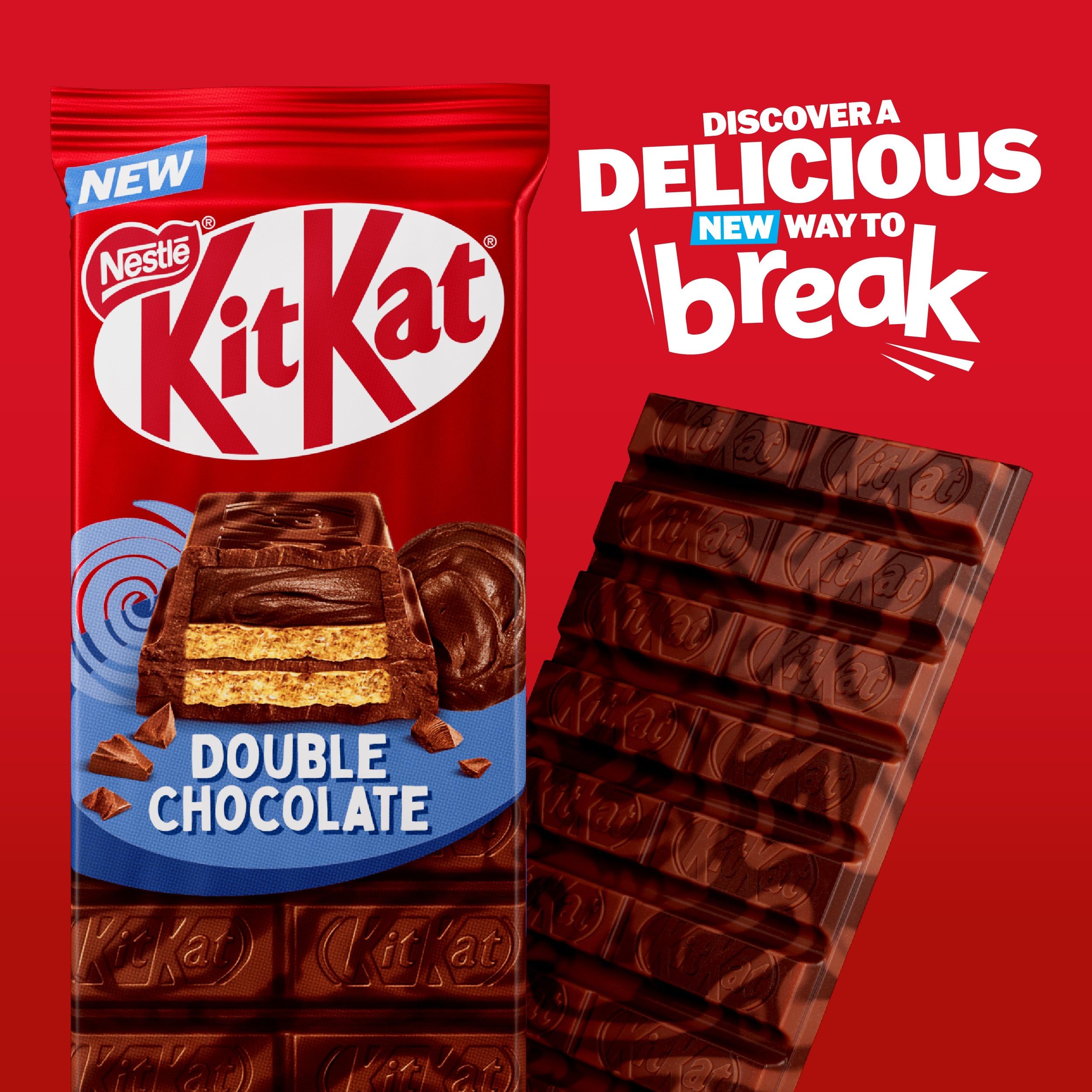 KitKat Double Milk and Dark Chocolate Crispy Wafer Sharing Bar, 99g 3