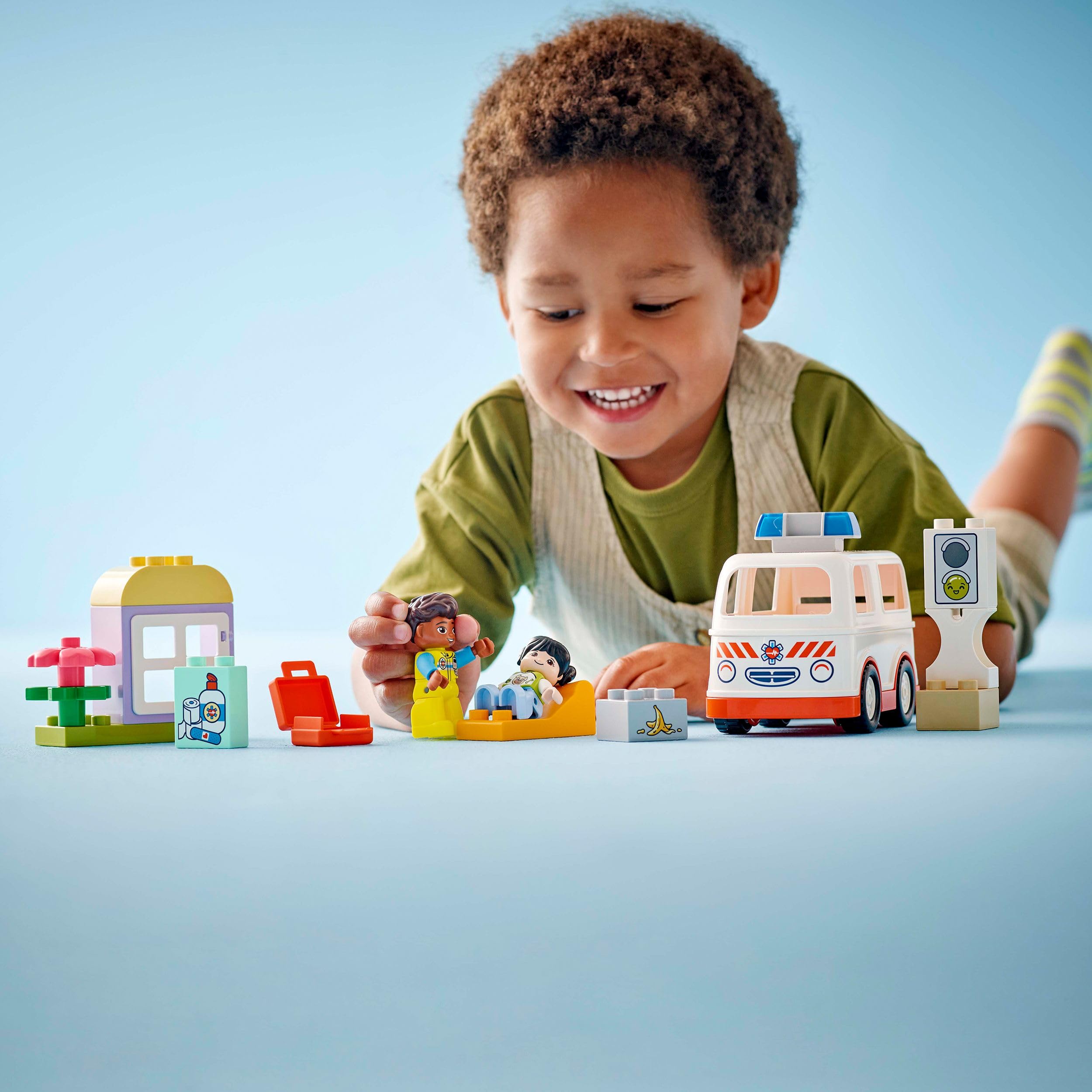 LEGO DUPLO Ambulance & Driver Set - Educational Role Play Toy for Toddlers 2+ 4