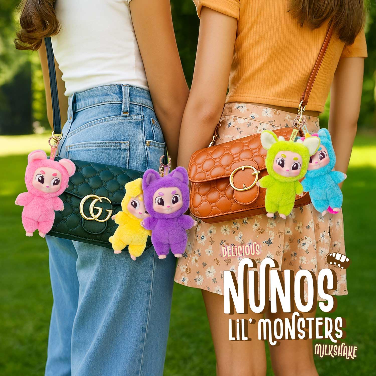 CRAZE NUNOS Lil’ Monsters Soft Doll Plush Toy Keyring | Collectable | Unisex Kids 5