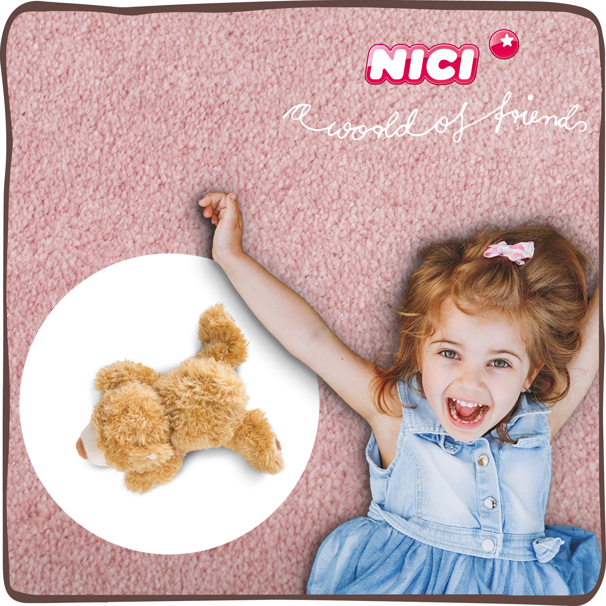 NICI Classic Bear 30cm - Soft Plush Stuffed Animal for Babies & Kids 4