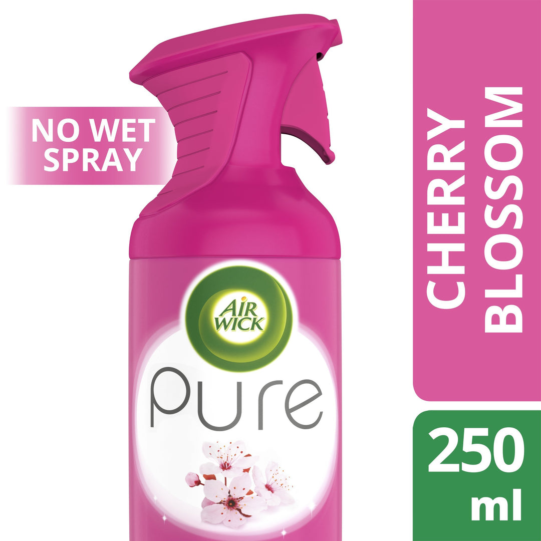 Air Wick - Cherry Blossom Pure Air Freshener Spray 250 ml (Pack of 6)
