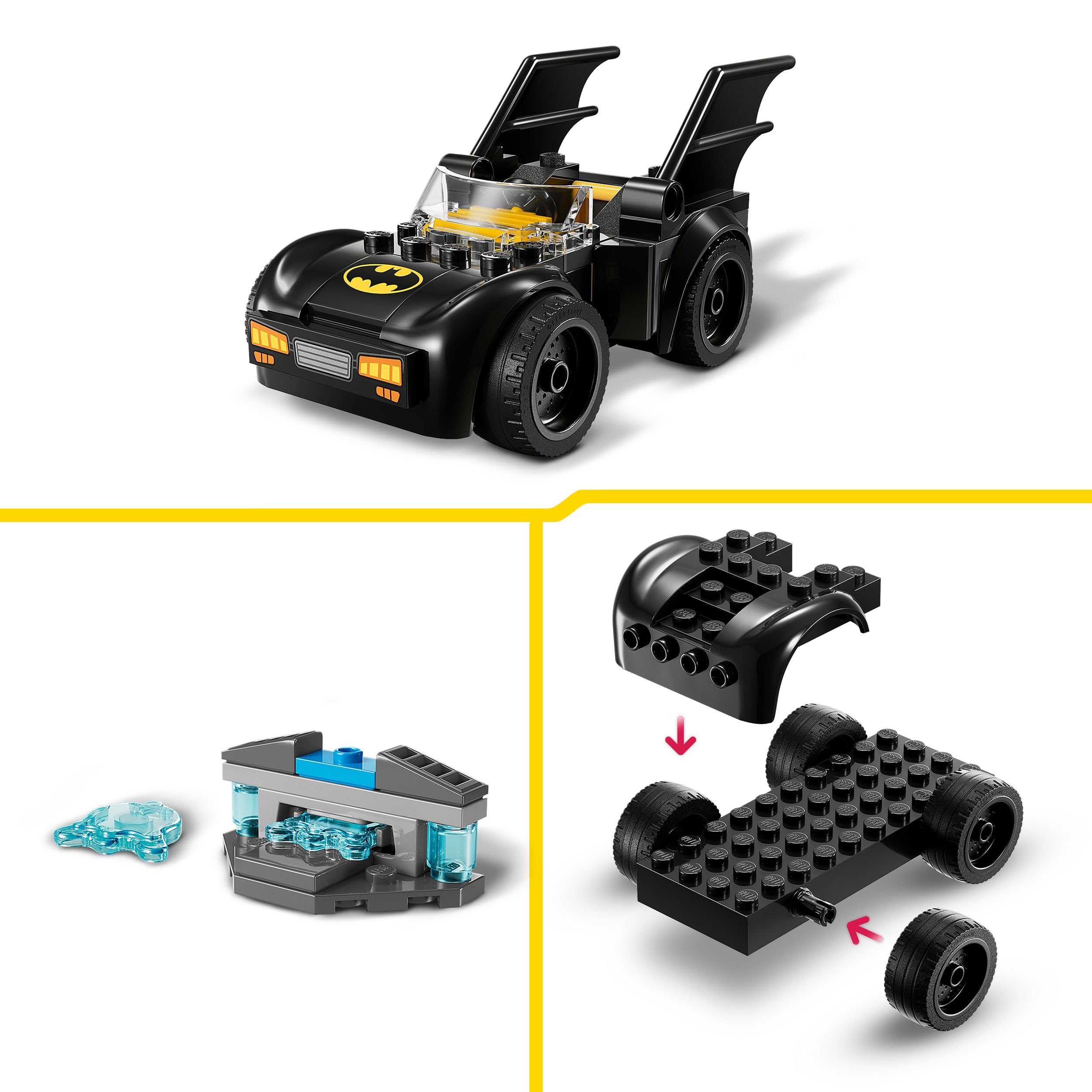 LEGO DC Batman & Batmobile vs. Mr. Freeze 76301 - Super Hero Building Set for Kids 4+ 7