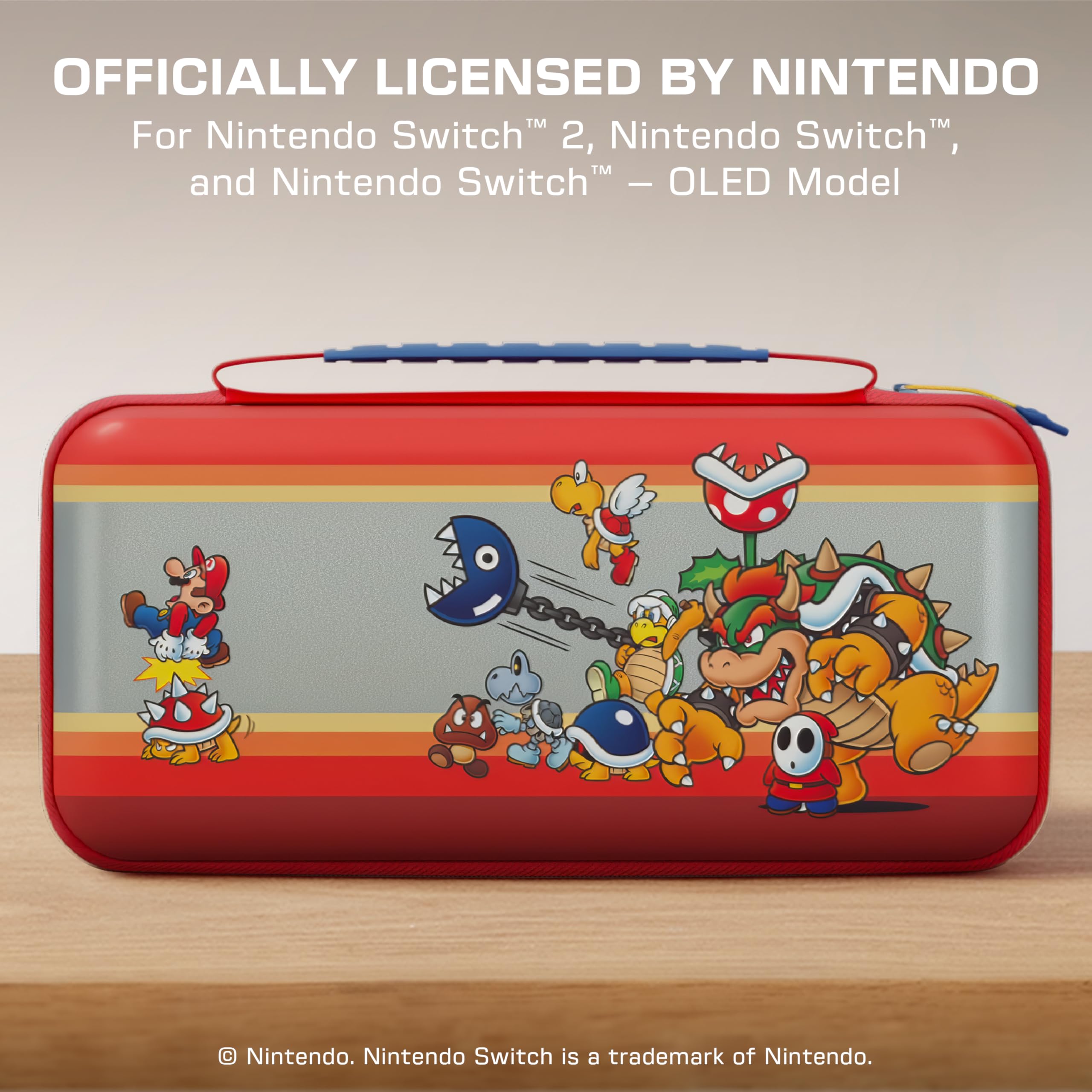 Turtle Beach PlayTrek Travel Case - Koopa Troop Edition | Glow-in-the-Dark Artwork | For Nintendo Switch 2/Switch/OLED 3