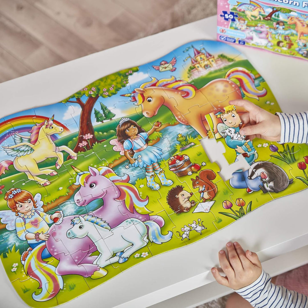 Orchard Toys Unicorn Friends Jigsaw Puzzle - 50 Piece Educational Puzzle for Ages 4+