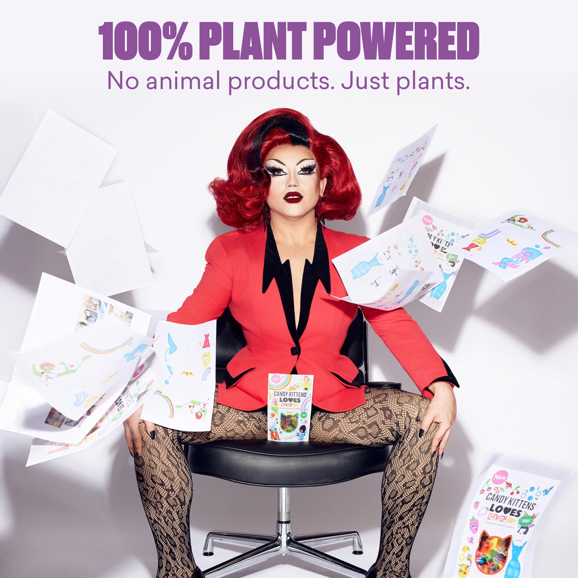 CANDY KITTENS Vegan Sweets FAN’S FAVOURITE Selection - 5 x 140g Bundle | 3 Flavours 3