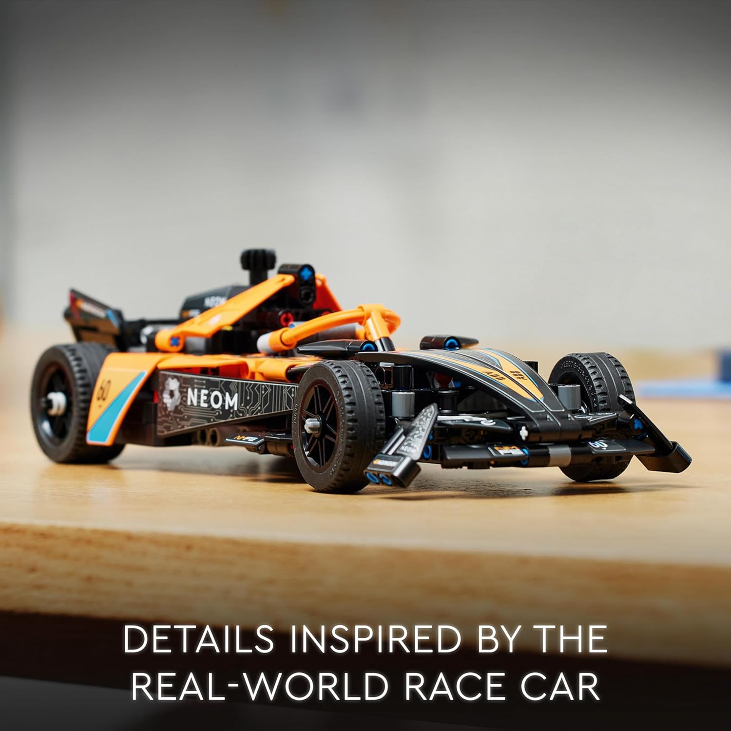 LEGO Technic NEOM McLaren Formula E Race Car Building Set - 463-Piece Pull-Back Action Toy for Ages 9+ 5