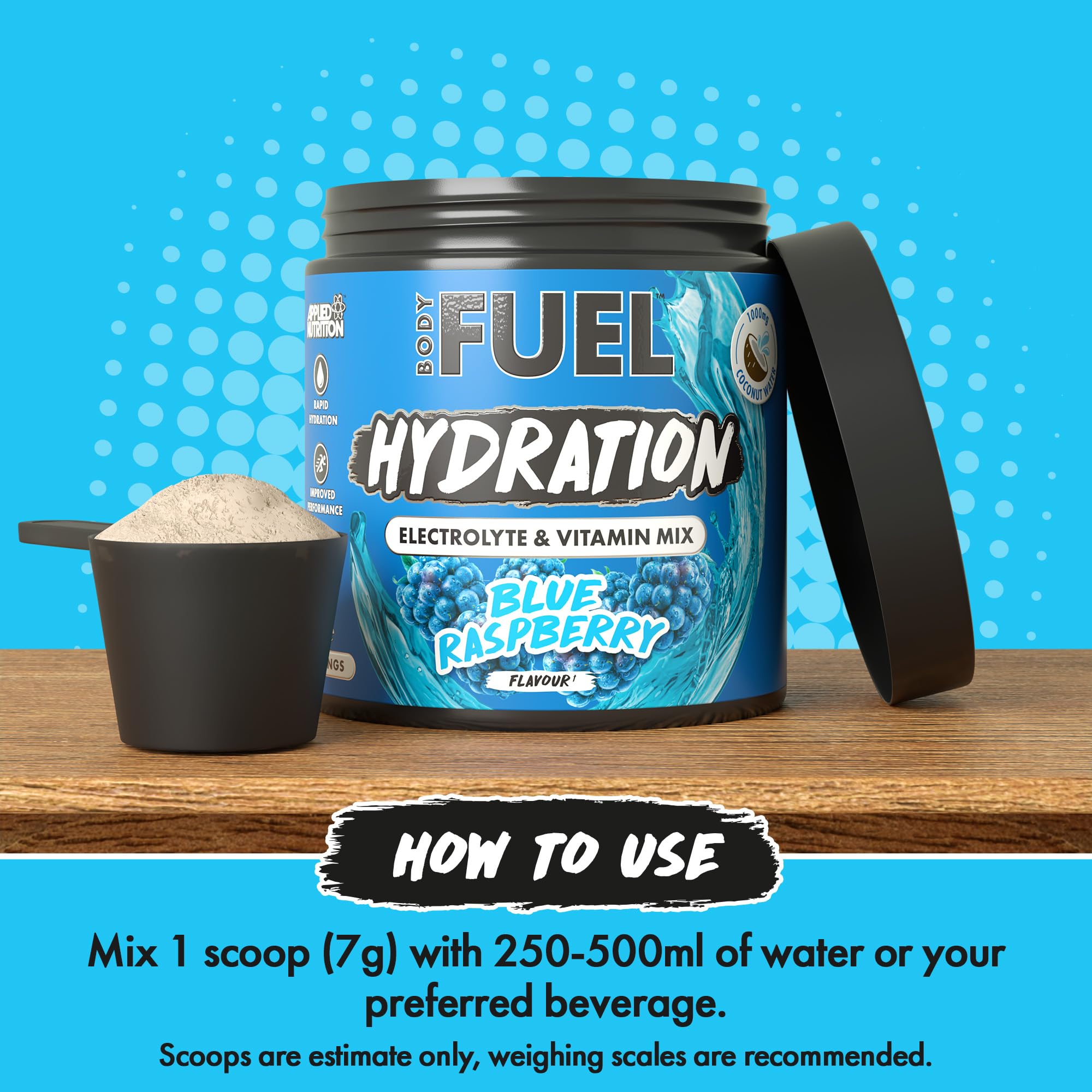 Applied Nutrition BodyFuel Hydration Electrolyte & Vitamin Powder - 30 Servings | Vegan & Halal 4