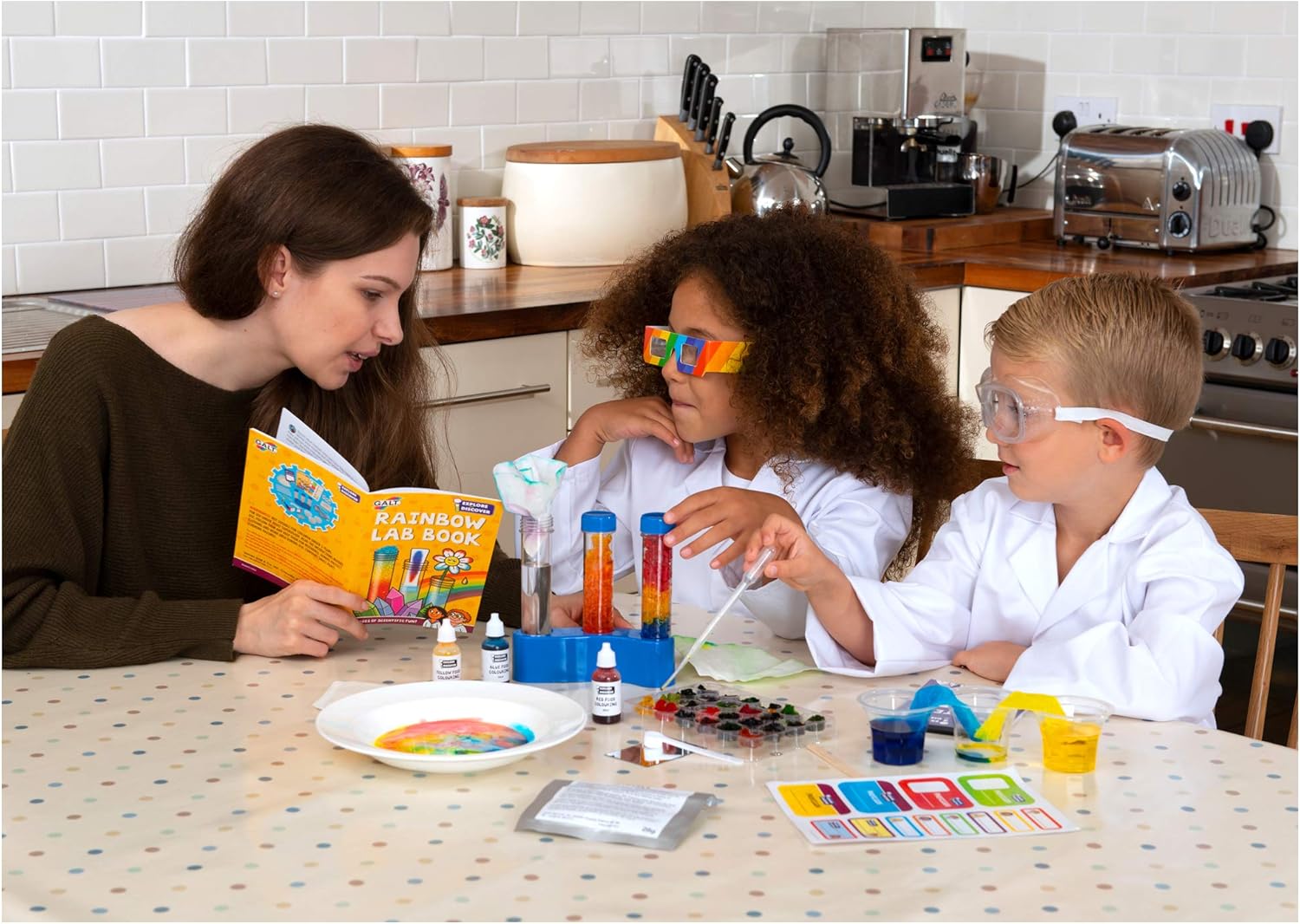 Galt Toys Rainbow Lab Science Kit - STEM Experiments for Kids Ages 5-10 13