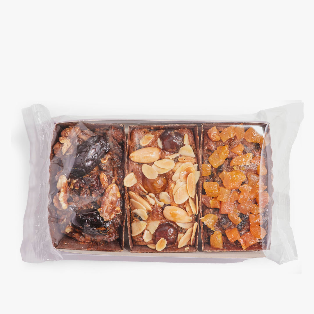 Cartwright & Butler - Three Fruit Cake Selection Mini Loaf Cakes