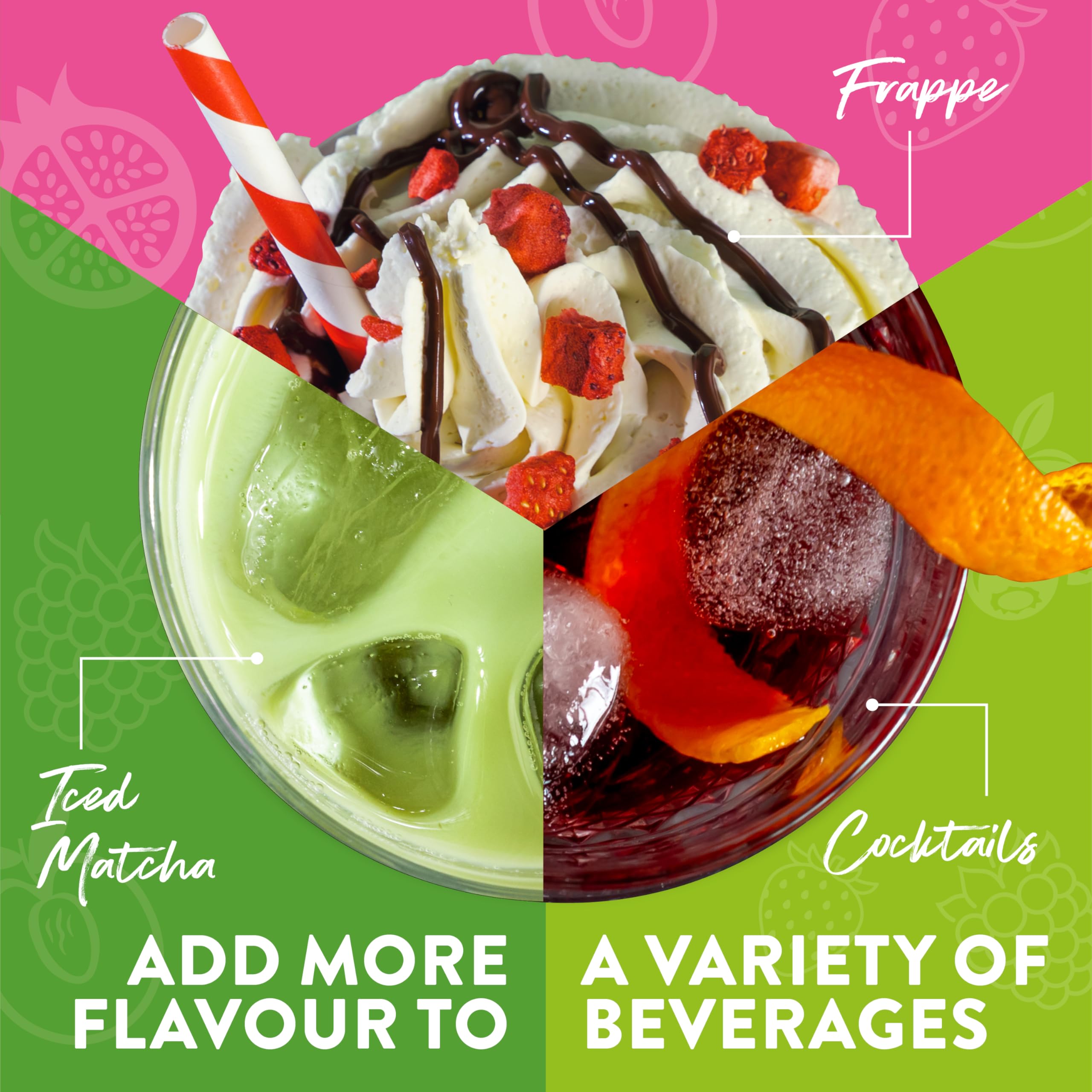 Simply - Wild Strawberry Syrup, Vegan & Nut Free Flavoured Syrup for Coffee, Cocktails & Baking 4