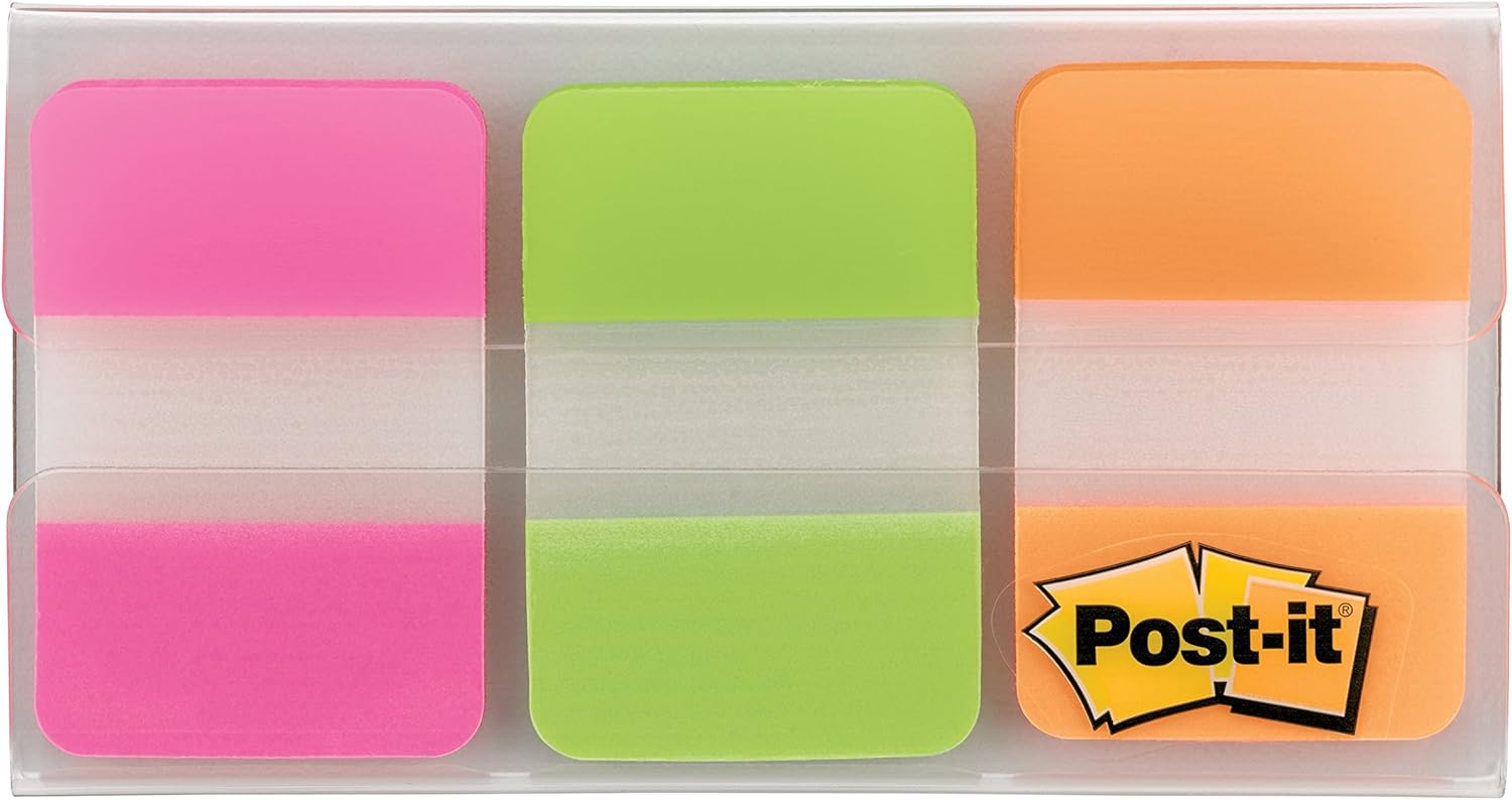 Post-it Index Medium Strong Filing Tabs - Assorted Colour (Pack of 12) 4