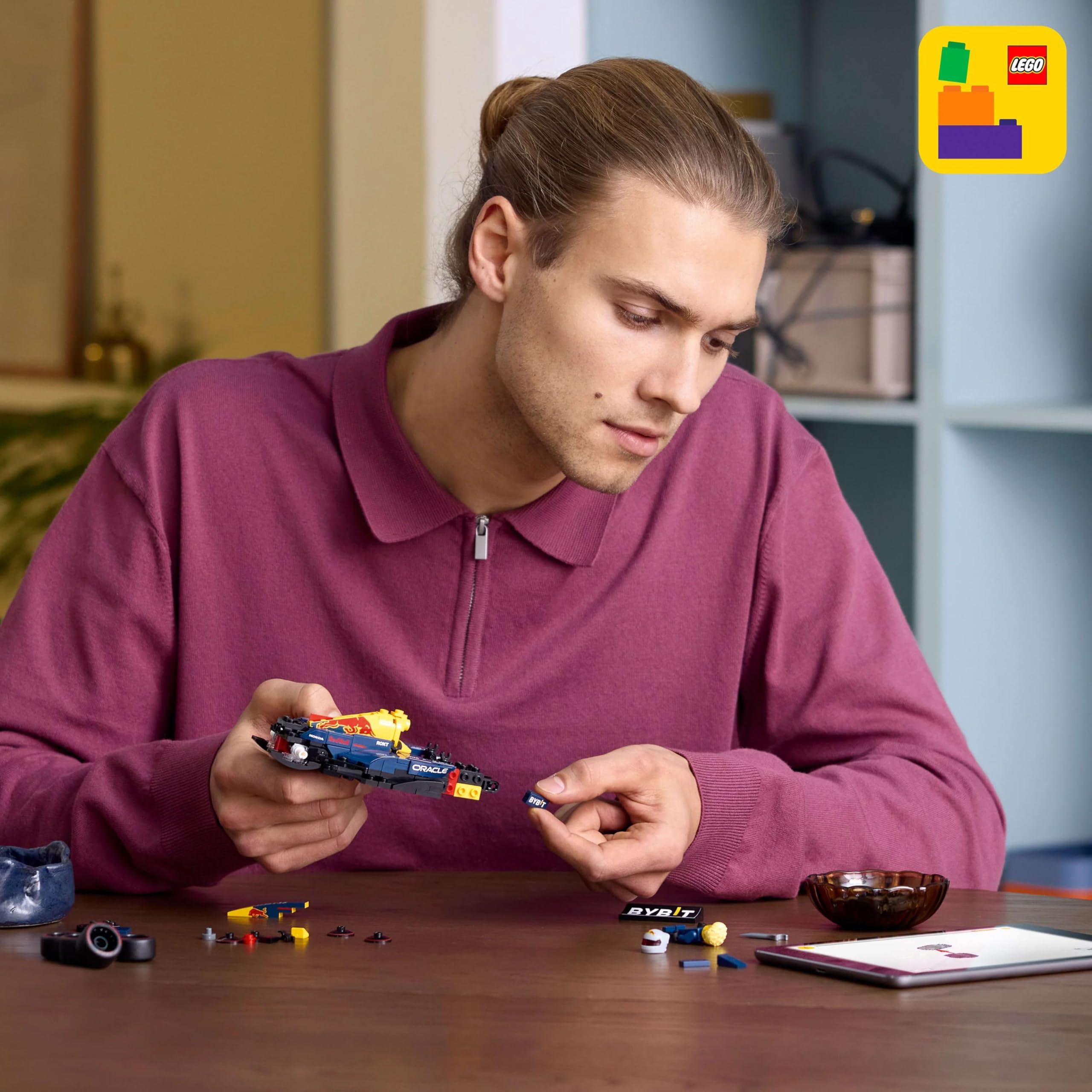 LEGO Speed Champions Oracle Red Bull Racing RB20 F1 Race Car 77243 - Buildable Formula 1 Model with Driver Minifigure for Adults 5