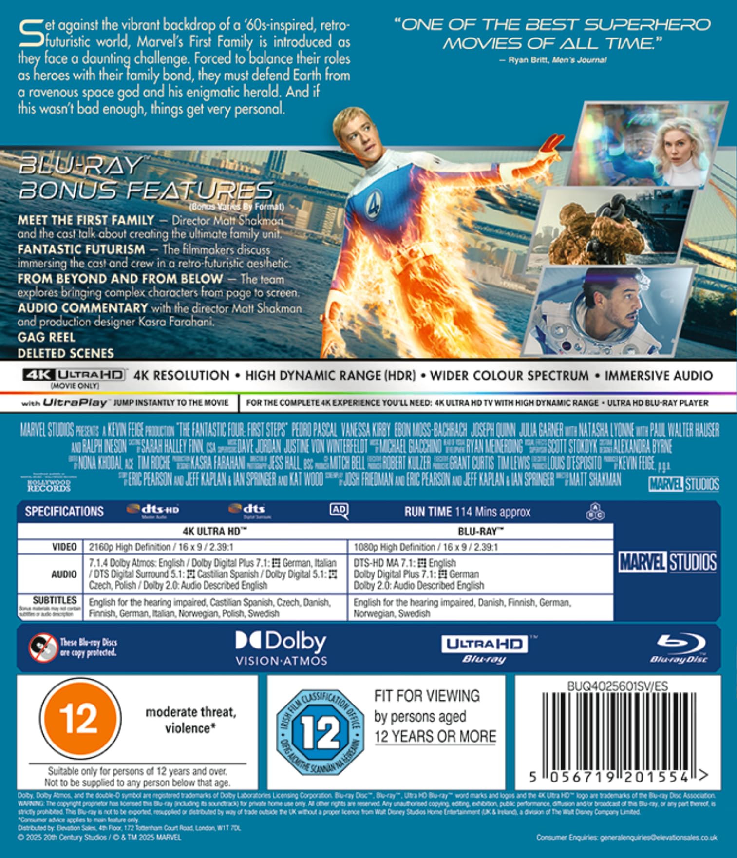 Marvel Studios' The Fantastic Four: First Steps [4K Ultra HD/Blu-ray] 5
