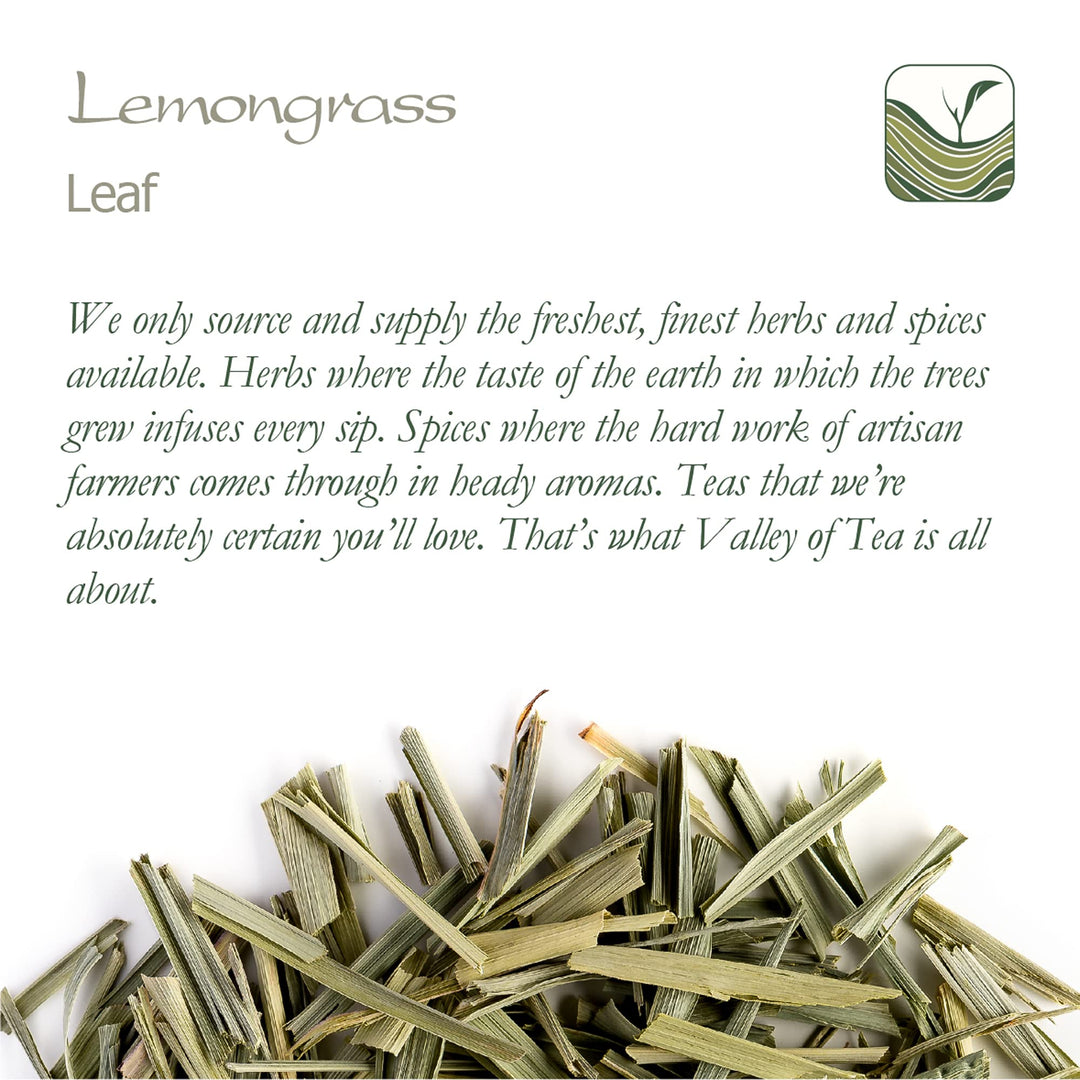 Lemon Grass Organic Herbal Tea - Lemony Sweetness - Lemongrass from Asia