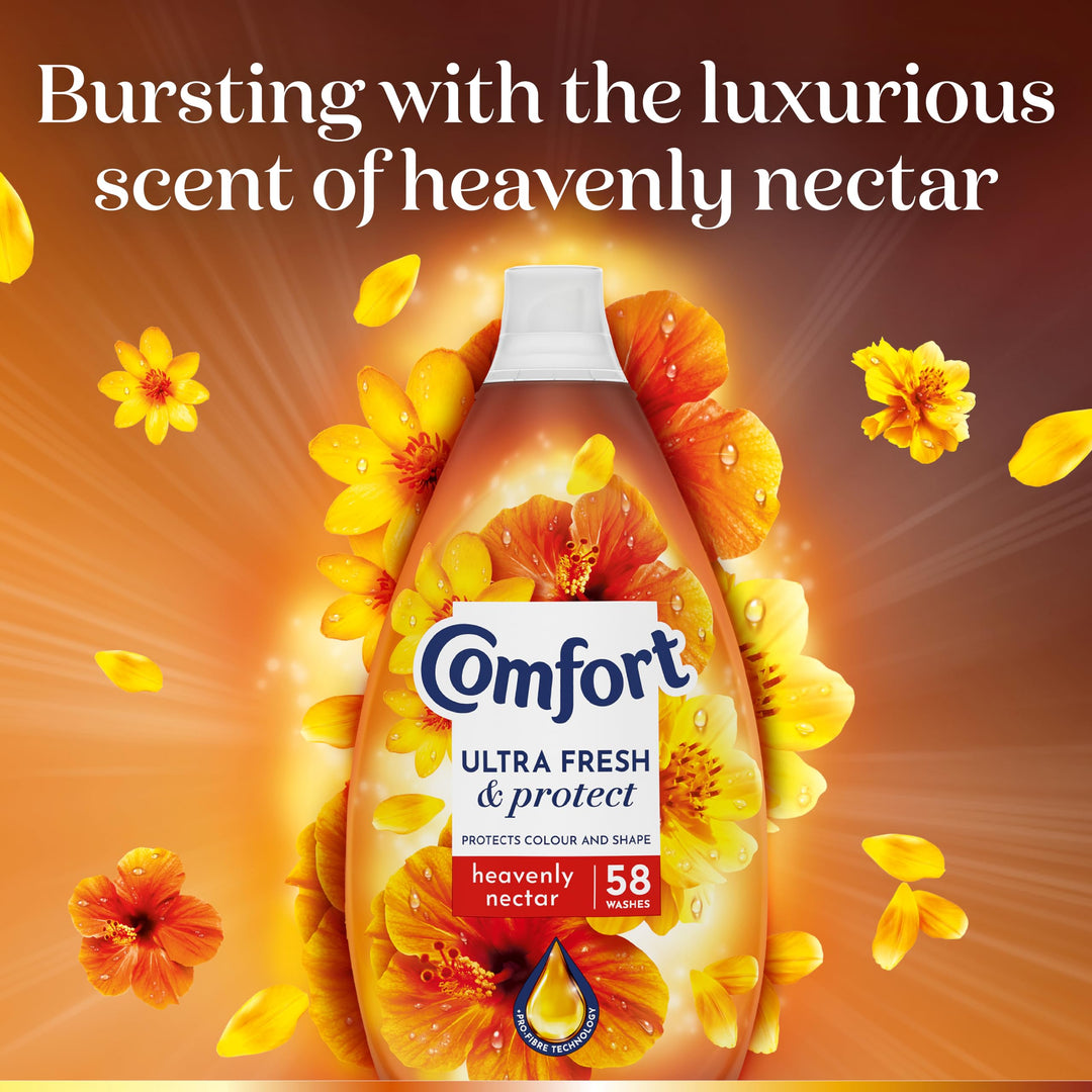Comfort - Ultra Fresh & Protect Heavenly Nectar Liquid Fabric Conditioner