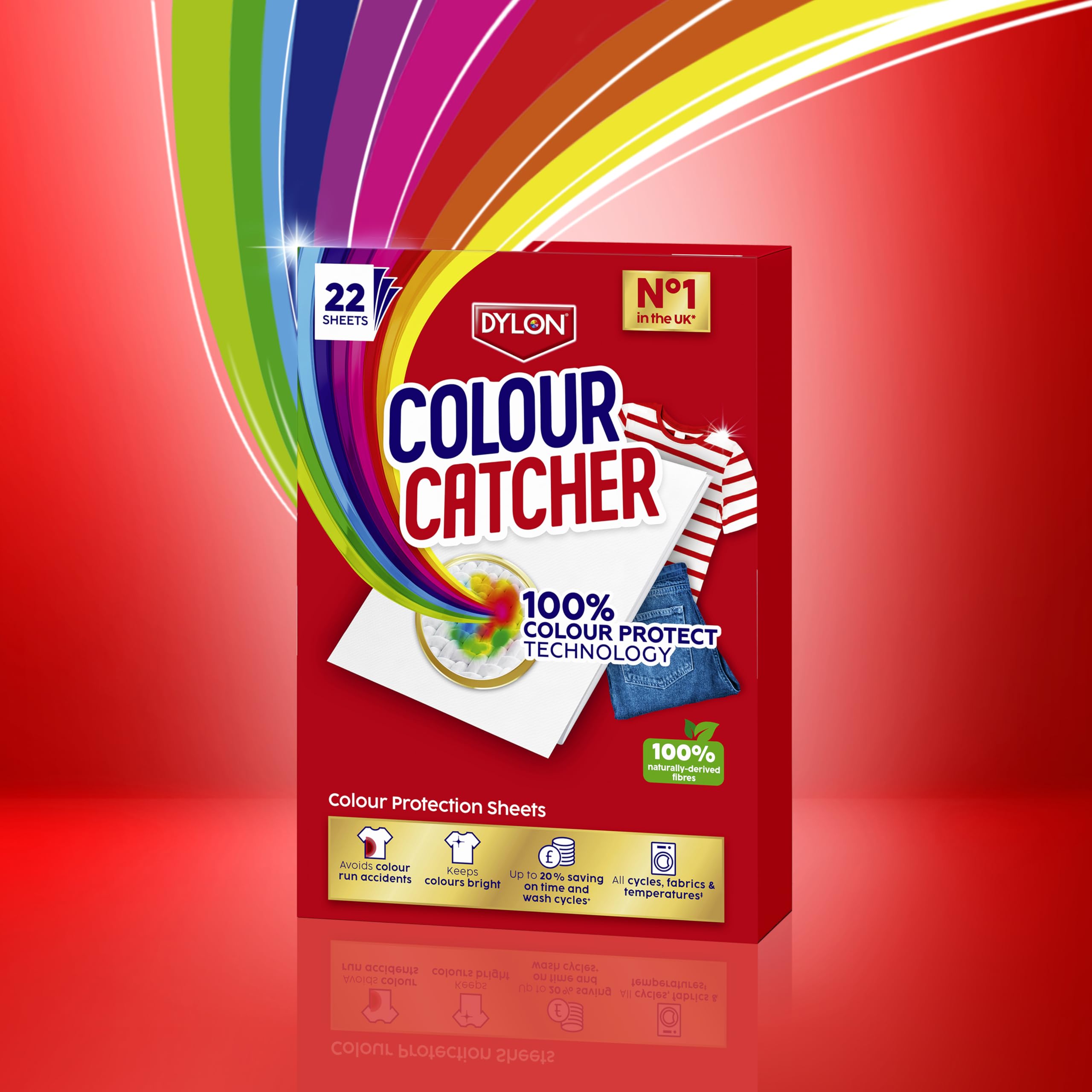 Colour Catcher Colour Protection Sheets - Prevents Colour Run Accidents | 22 Sheets 2