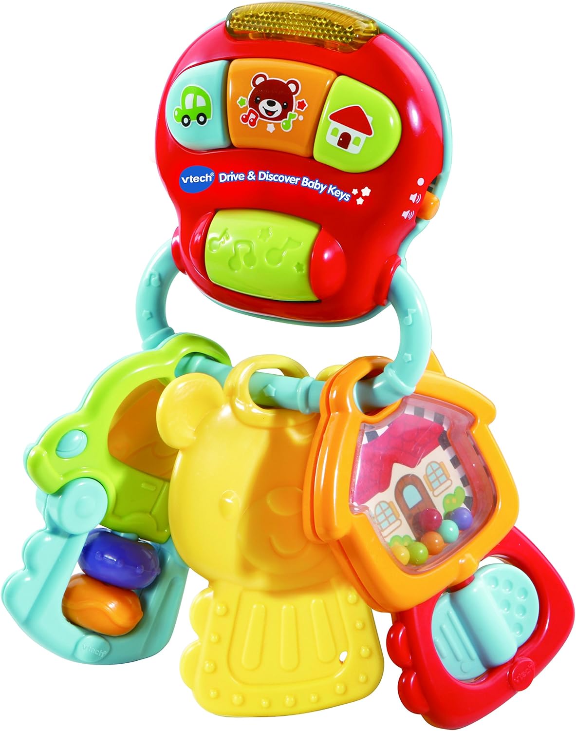 VTech Drive & Discover Baby Keys - Musical Rattle Toy with Lights & Sounds for 0-3 Years 1