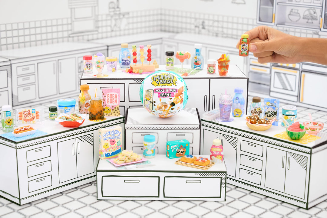 MGA's Miniverse Make It Mini Cafe Series 4 - DIY Resin Mini Collectibles for Kids