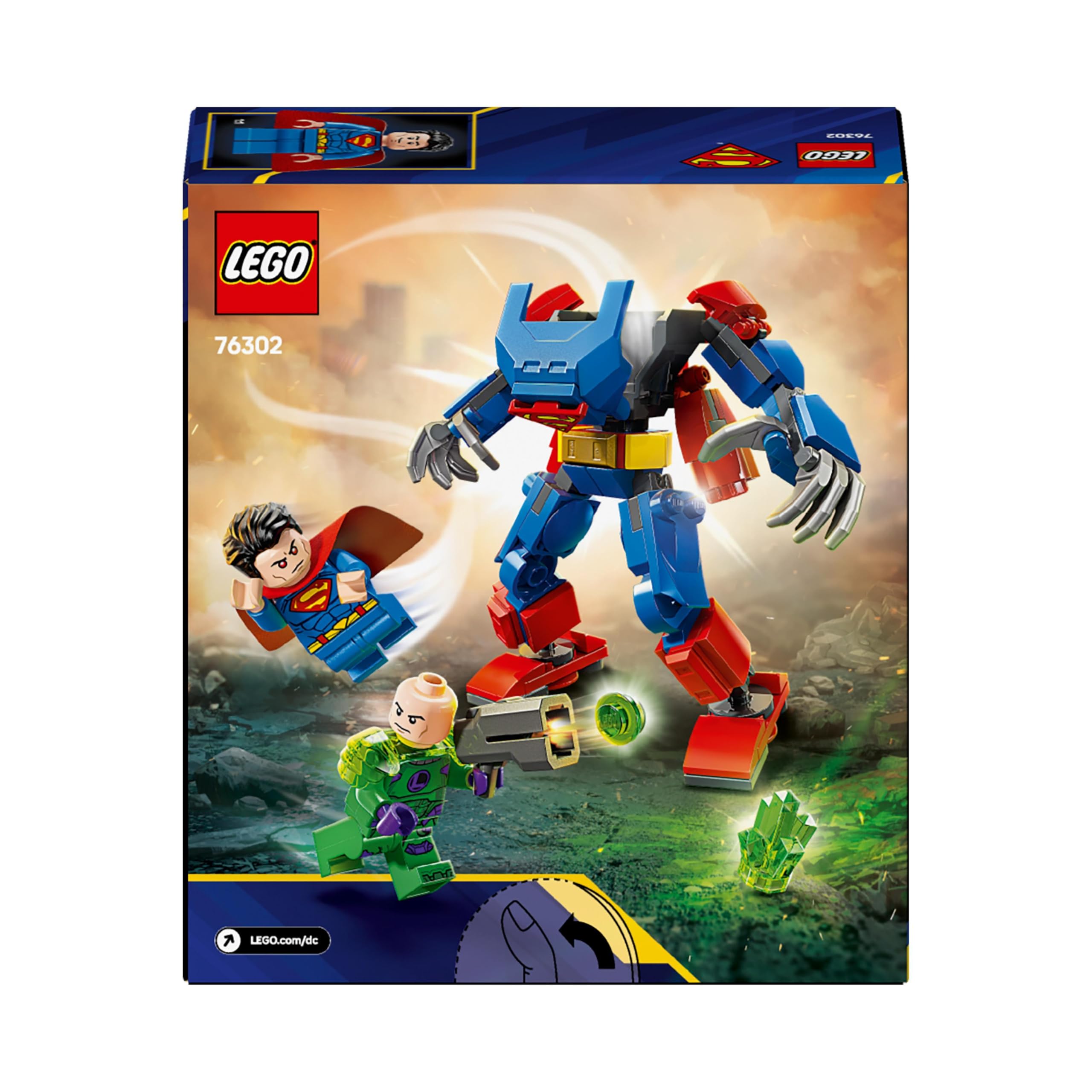 LEGO DC Superman Mech vs. Lex Luthor – Superhelden-Bauset für Kinder ab 6 Jahren 6