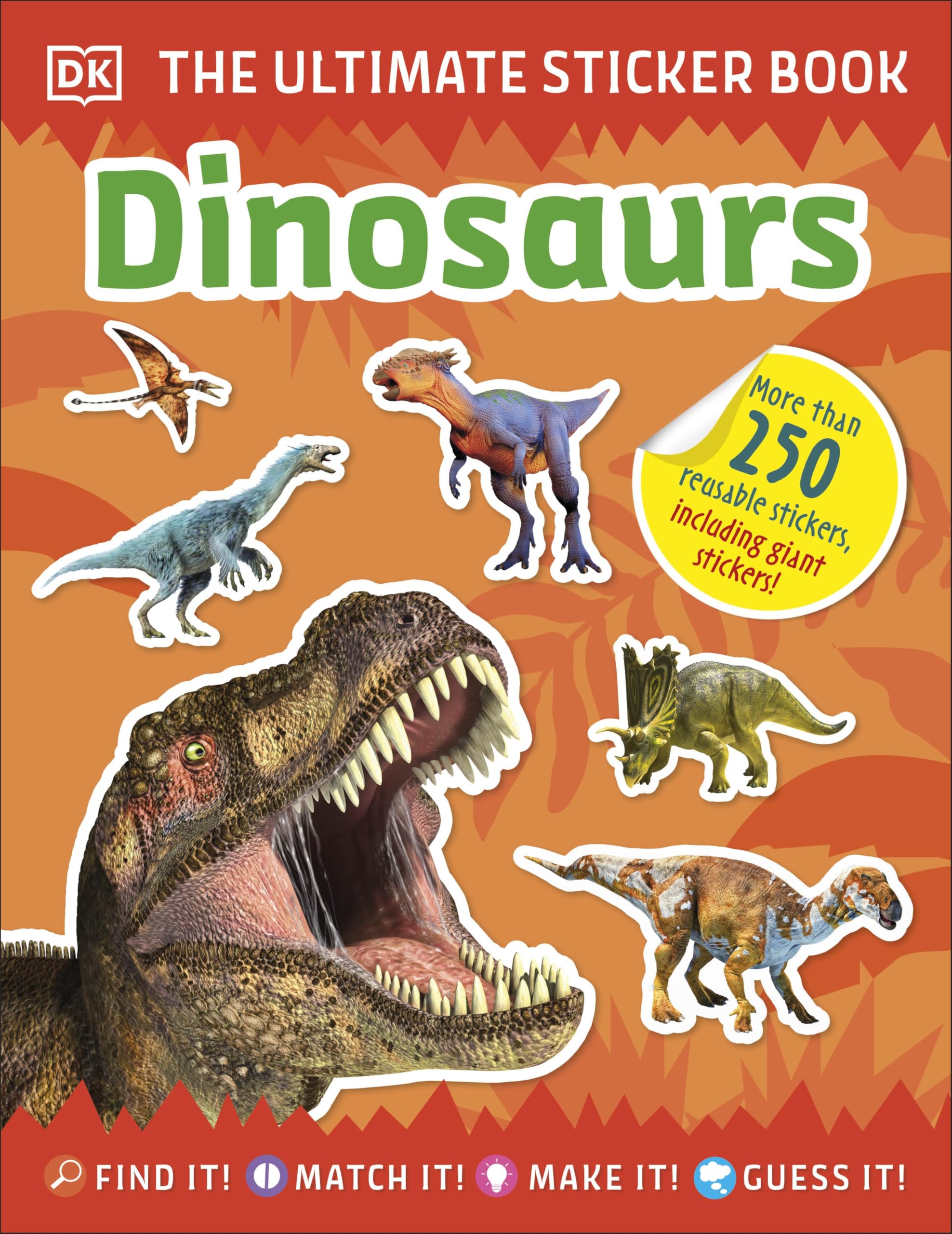 DK Ultimate Sticker Book Dinosaurs - Ages 3-5 | 32 Pages | English 1