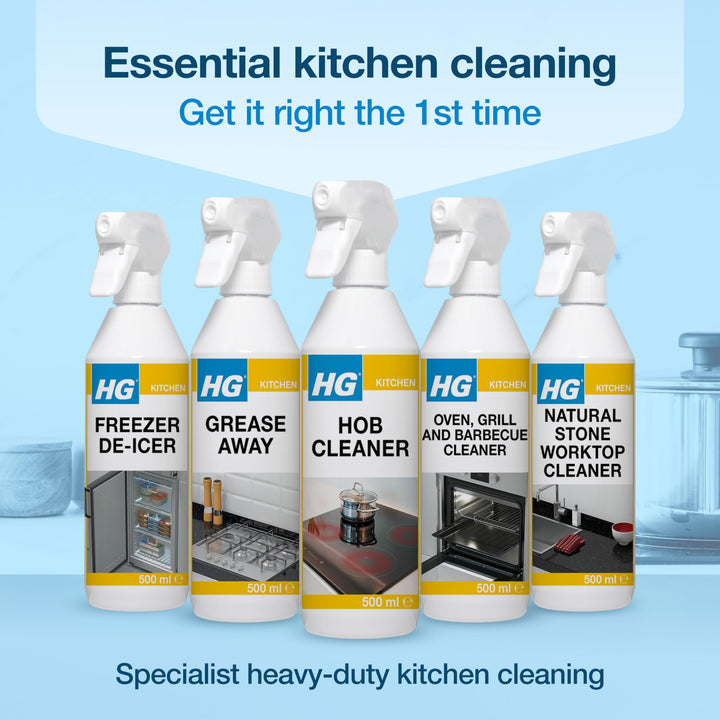 HG - Hob Cleaner for Everyday Use, Induction & Glass Ceramic Cooktop Spray, 500ml