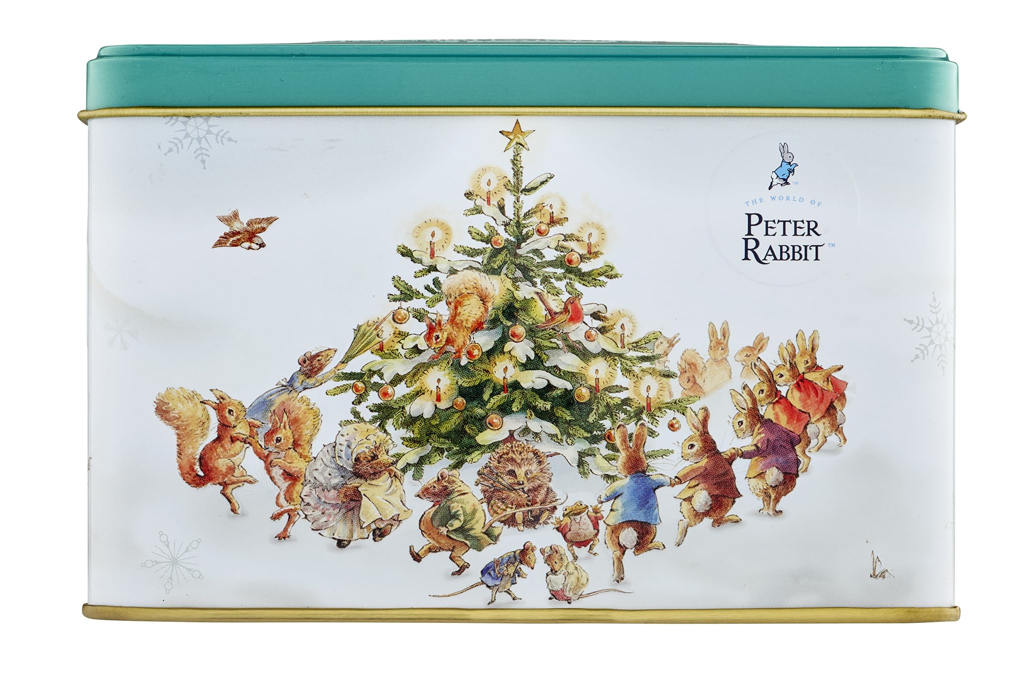 New English Teas Peter Rabbit Christmas Tea Caddy - 40 English Breakfast Tea Bags 1