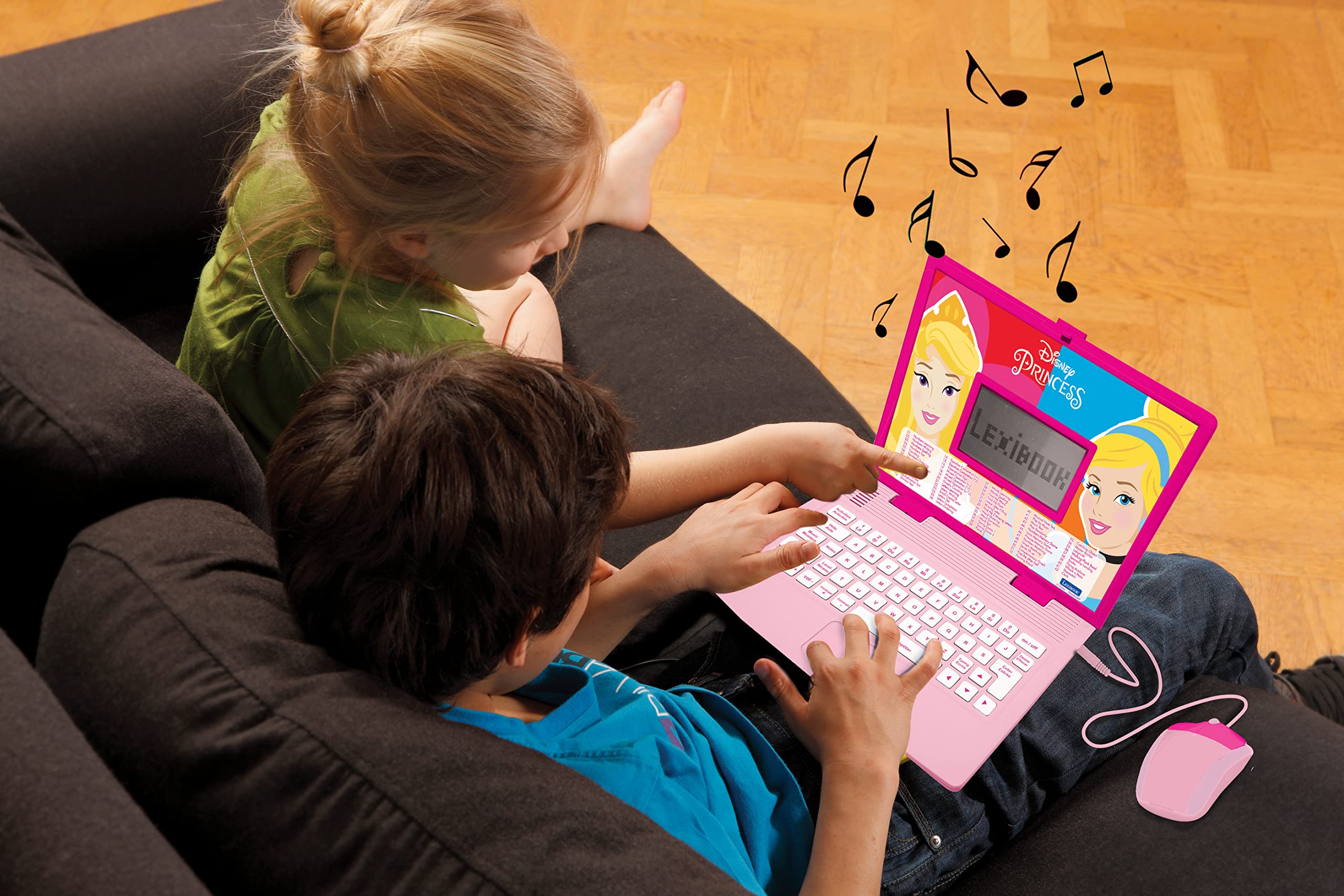 LEXIBOOK Disney Princess Educational Bilingual Laptop French/English | Ages 3+ | 124 Activities 5