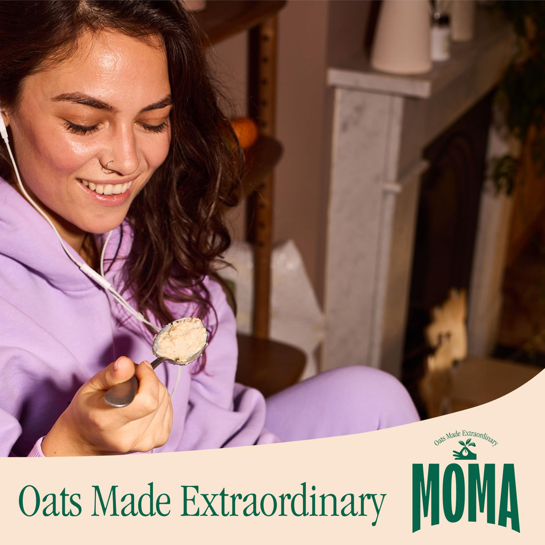 MOMA Almond Butter & Salted Caramel Porridge Sachets - 6 x 40g