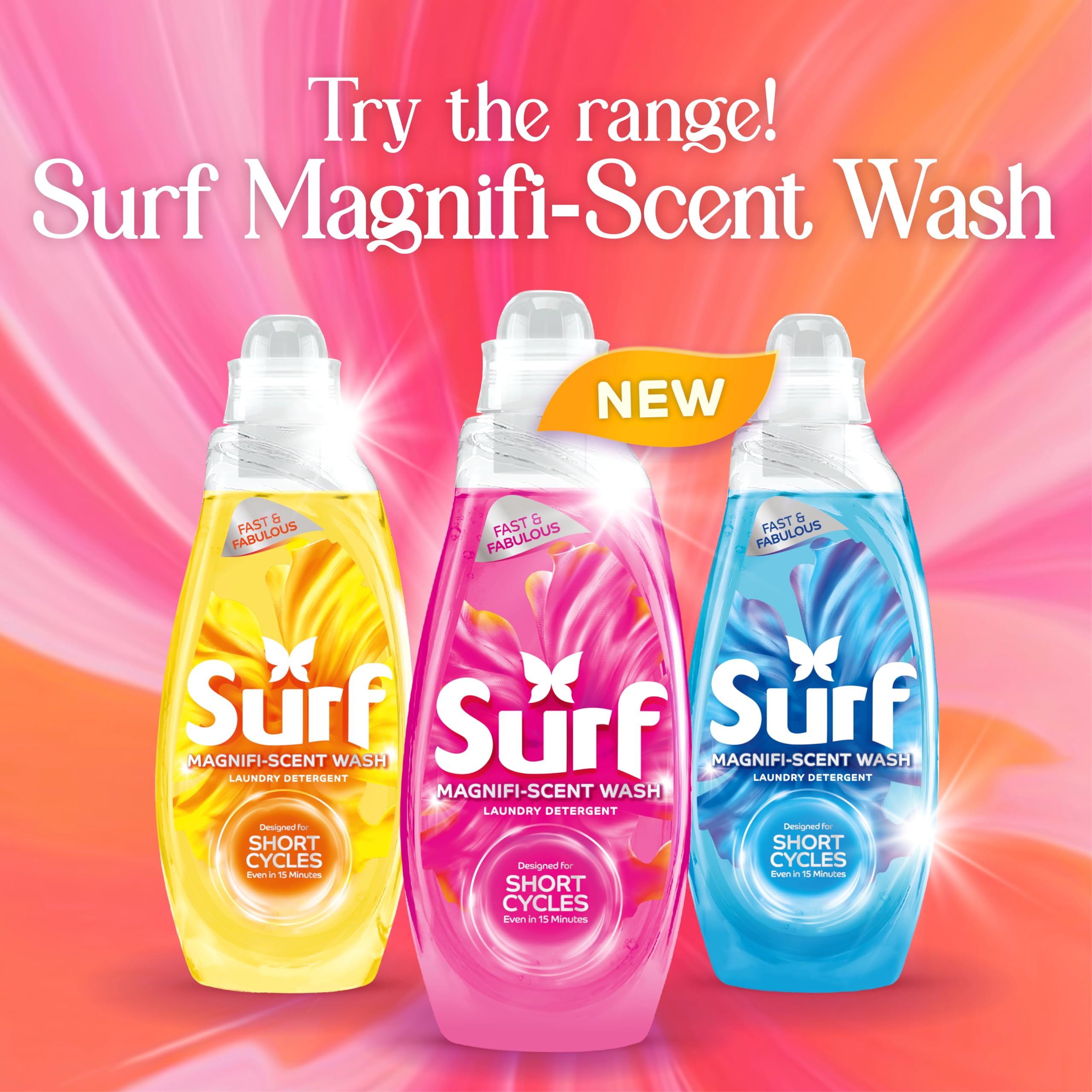 Surf Magnifi-Scent Wash Floral Fusion Laundry Liquid Detergent | 837 ml | For Short Cycles 6