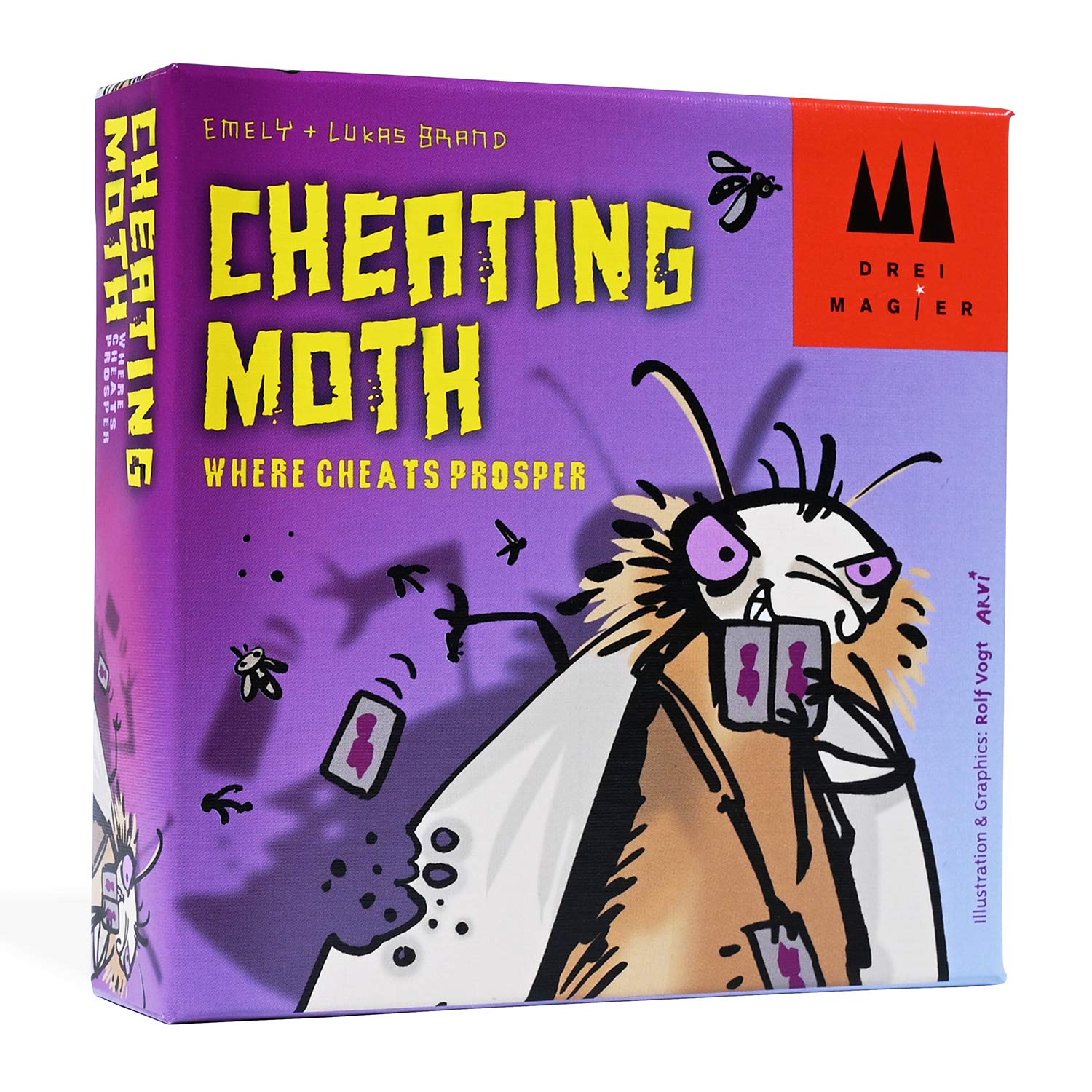 Coiledspring Games Cheating Moth Card Game - 3-5 Players | Ages 7+ | 20 Min Playtime 1