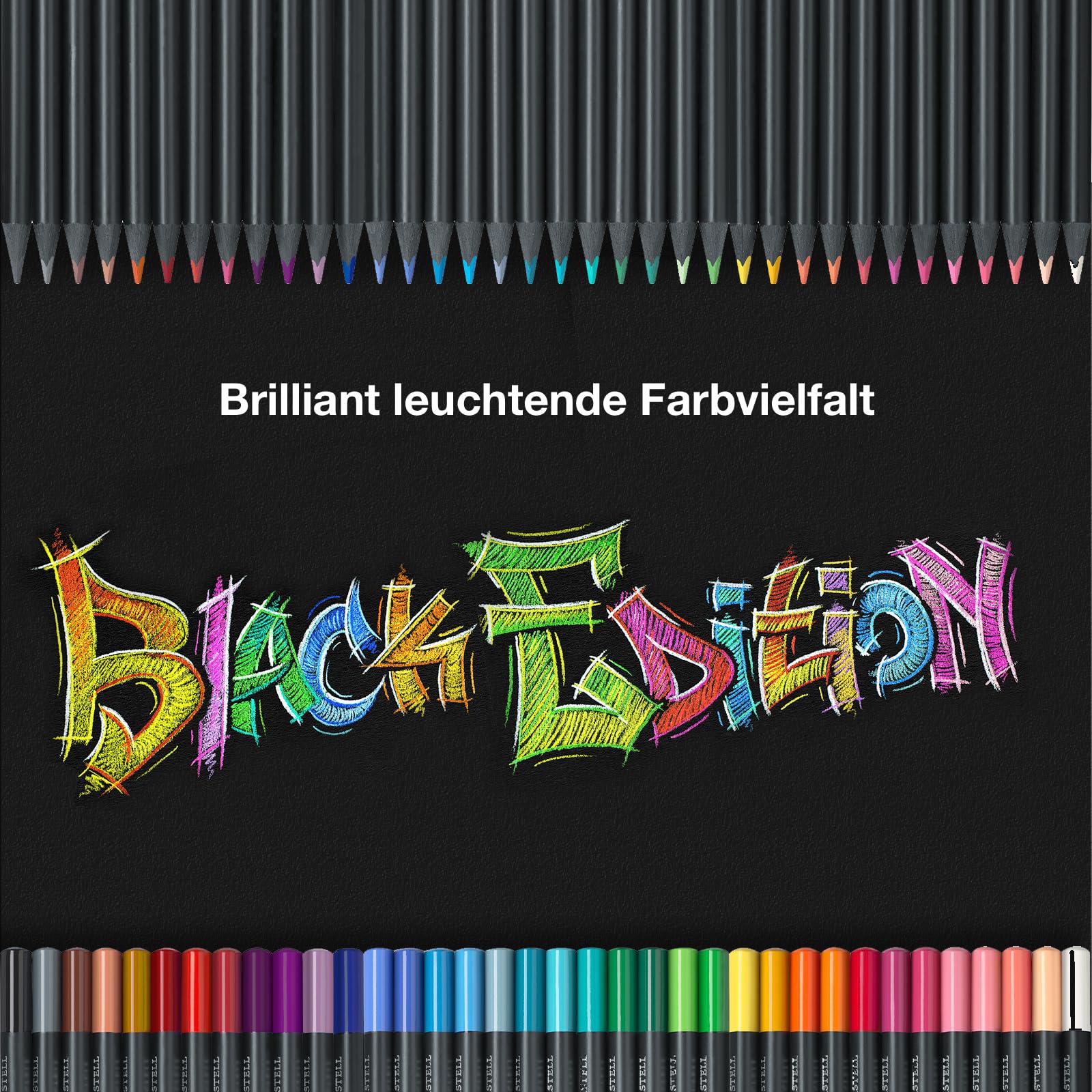 Faber-Castell Colour Pencils Black Edition Skin Tones - 12 Count | Ergonomic Triangular Shape 4