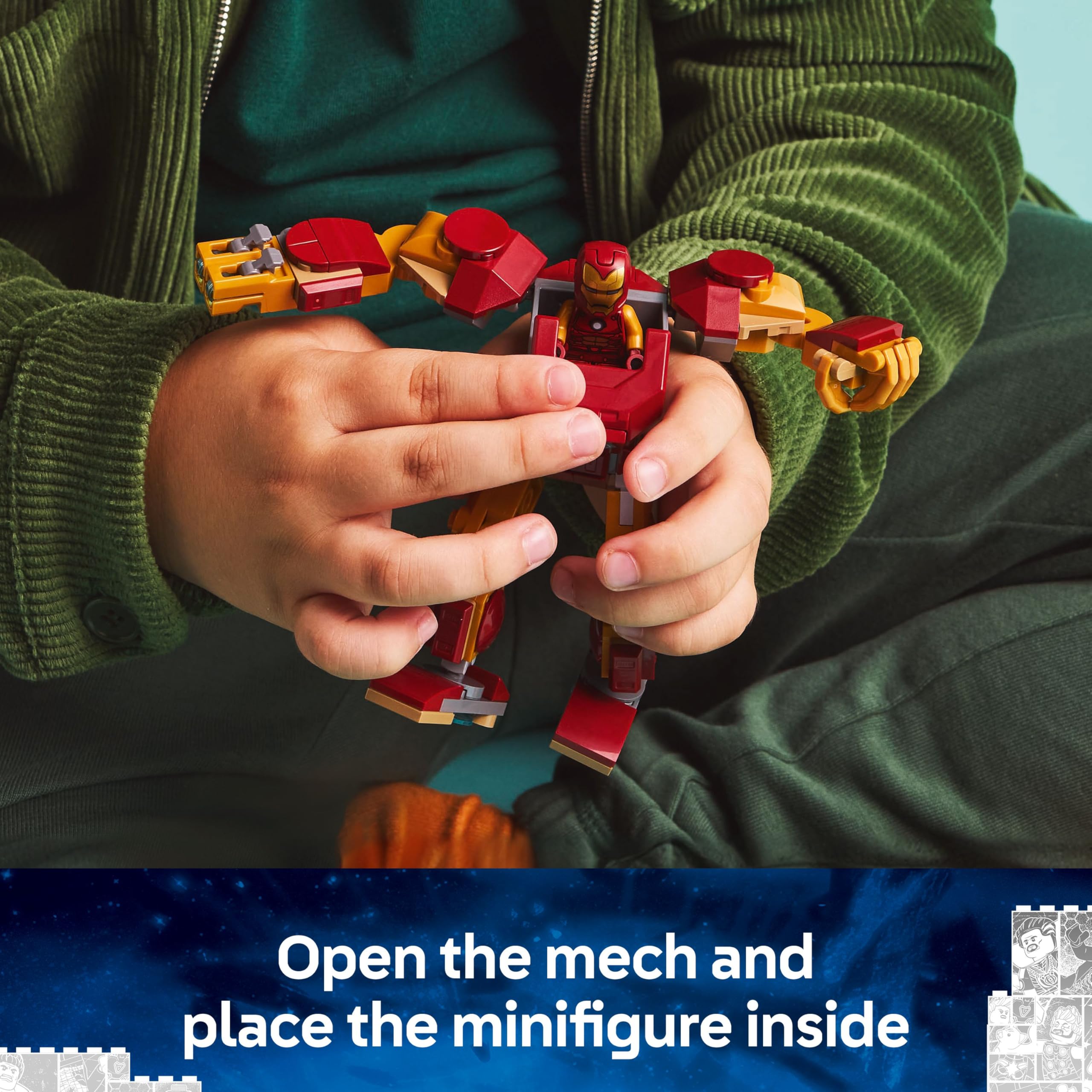 LEGO Marvel Iron Man Mech vs. Ultron Building Set | 2 Minifigures | Ages 6+ 3