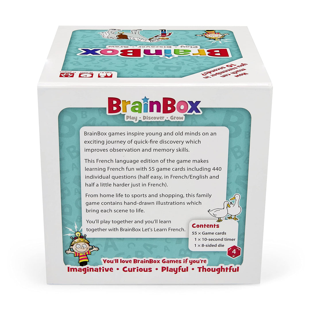 BrainBox Let's Learn French (2022) Card Game