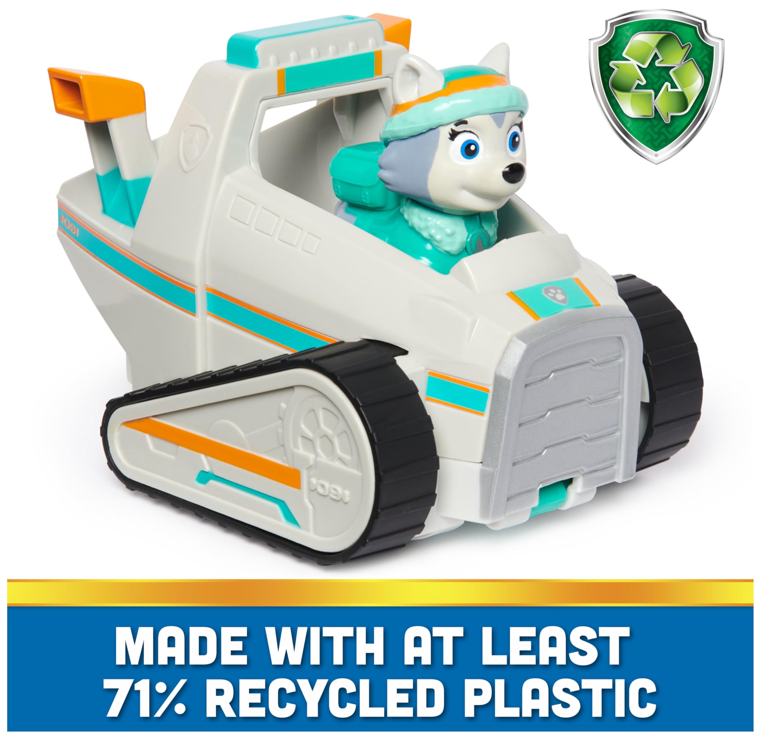 Paw Patrol Everest's Snow Plow - Collectible Vehicle with Action Figure, Ages 3+ 6