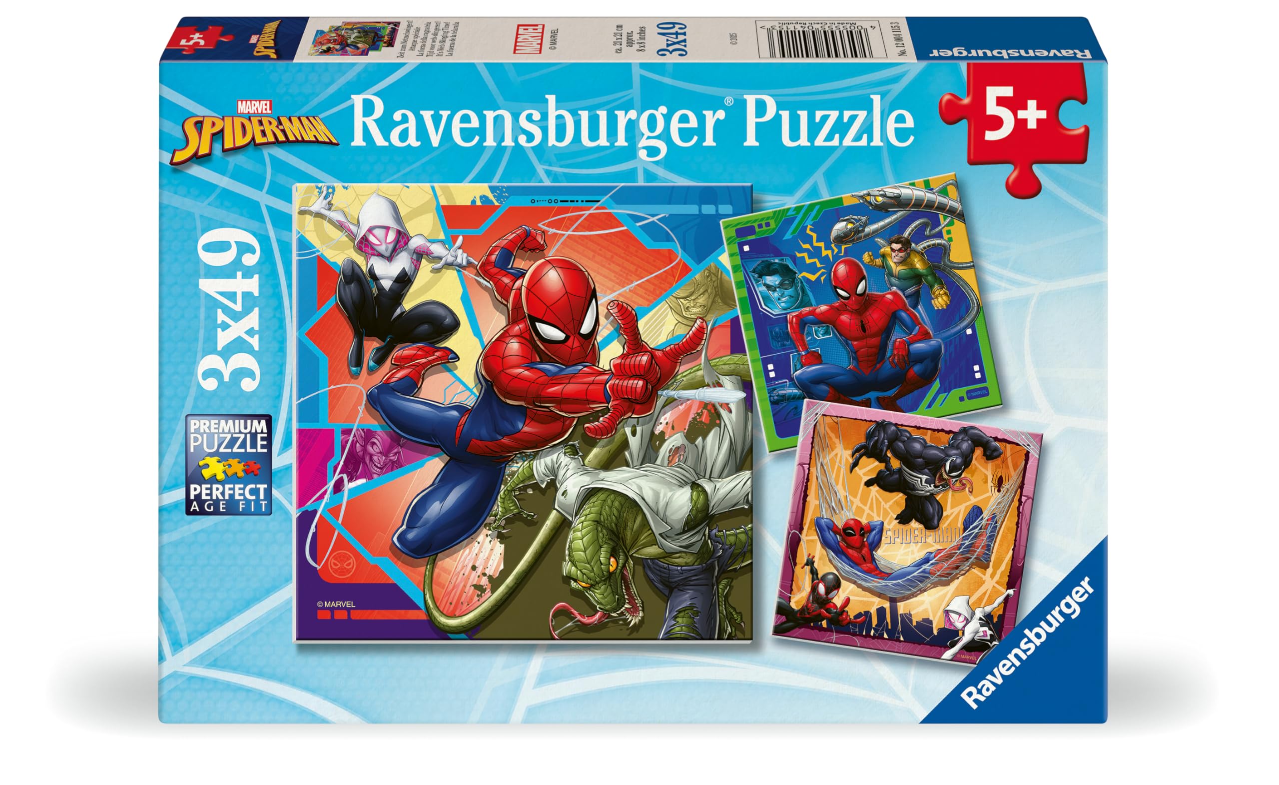 Ravensburger Marvel Spider-Man 3x 49-Piece Jigsaw Puzzles - Kids Puzzles for Ages 5+ 10