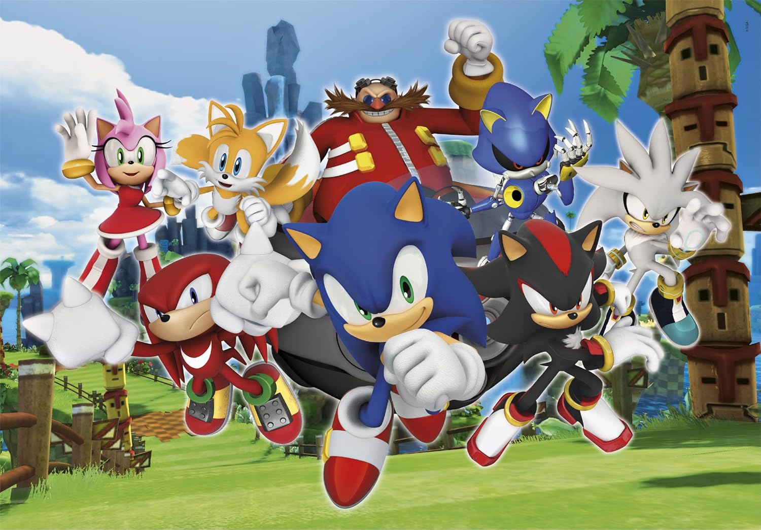 Clementoni Sonic Supercolor 104-Piece Jigsaw Puzzle for Kids Age 6+ 6