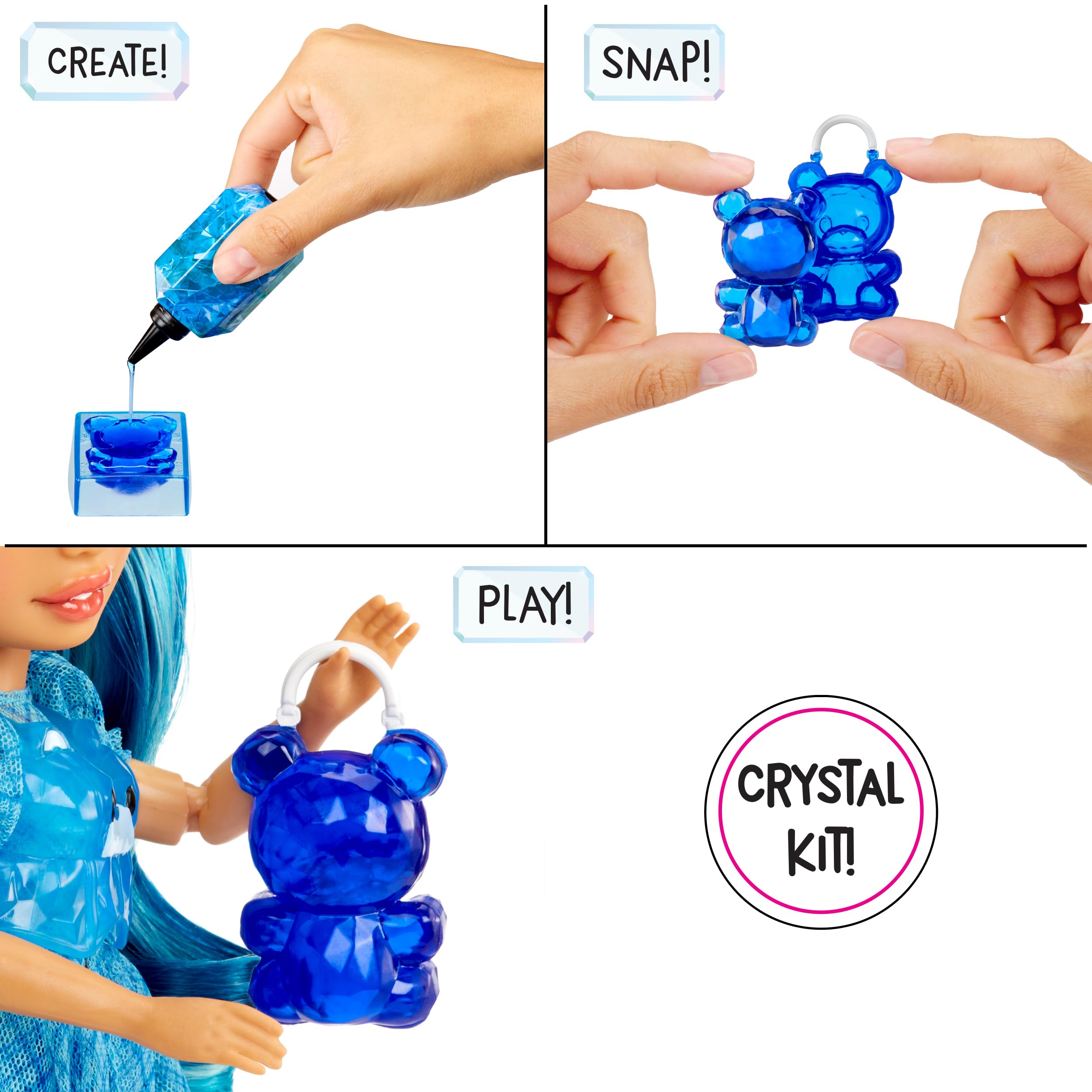 Rainbow High Creative Crystals Skyler - Blue 28 cm Fashion Doll with DIY Crystal Accessory Kit 7