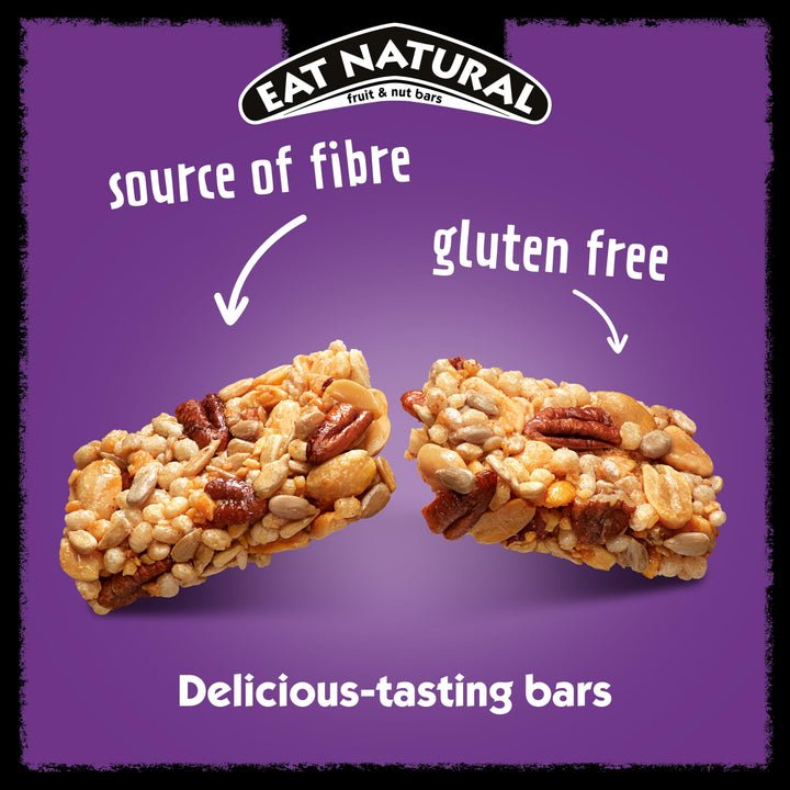 Eat Natural Protein Maple Syrup, Pecans & Peanuts Fruit & Nut Bar (3 x 40g)