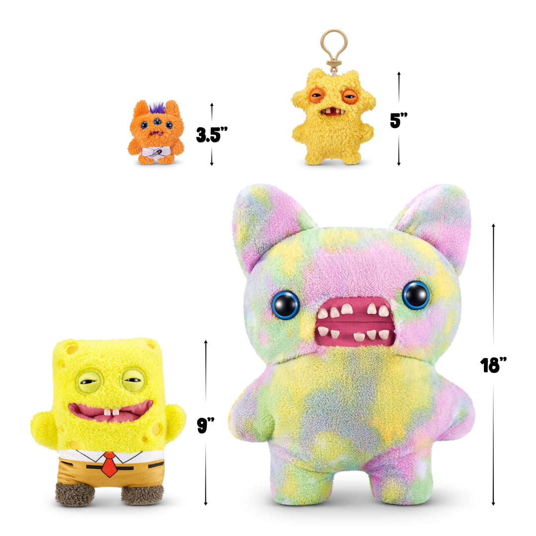 Fuggler x SpongeBob SquarePants 9-inch Plush Toy - Soft Funny Ugly Monster Plushie for Kids & Adults