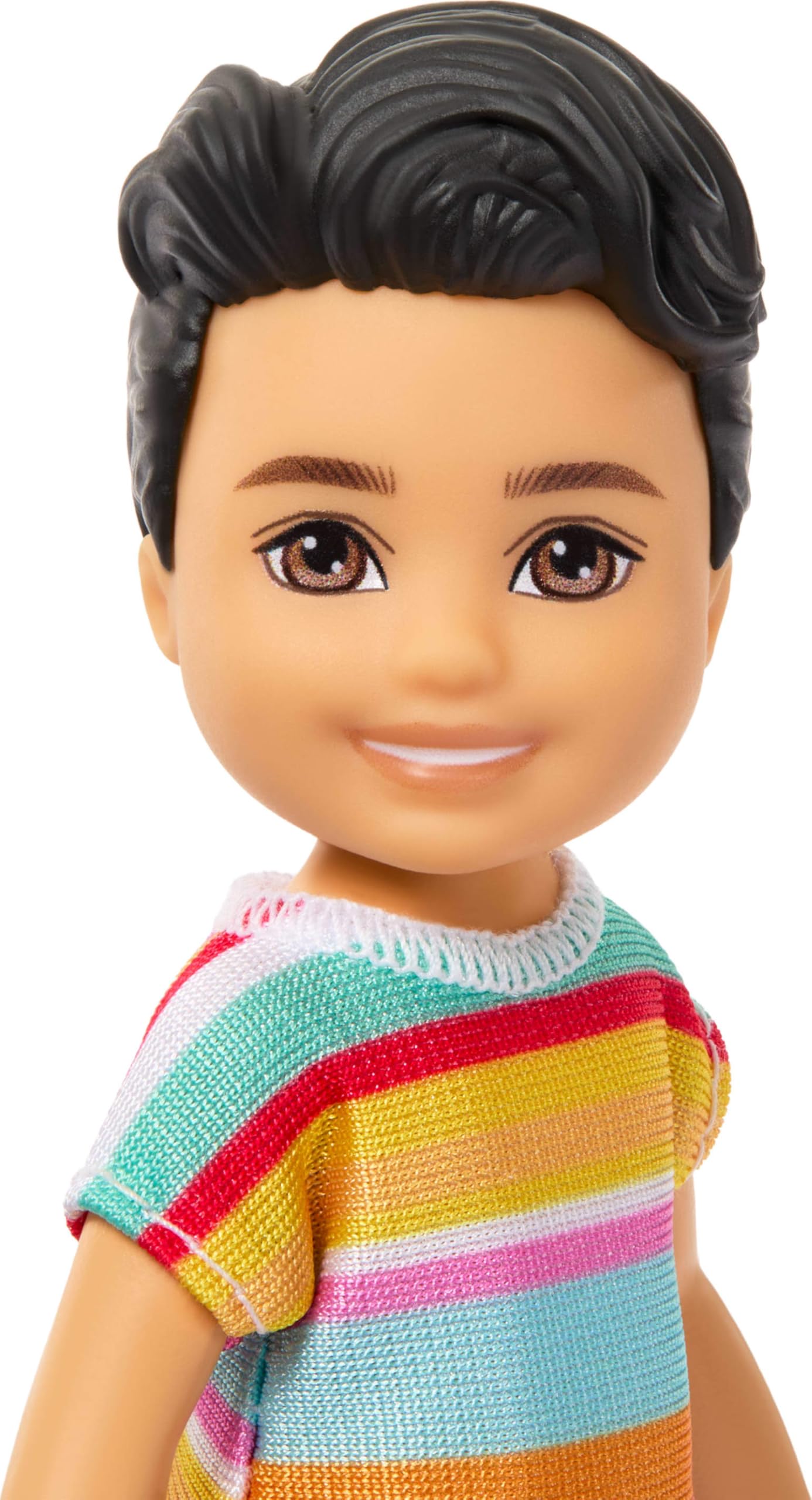 Barbie Club Chelsea Koji 6-Inch Boy Doll with Brunette Hair & Colorful Outfit - Ages 3+ 5