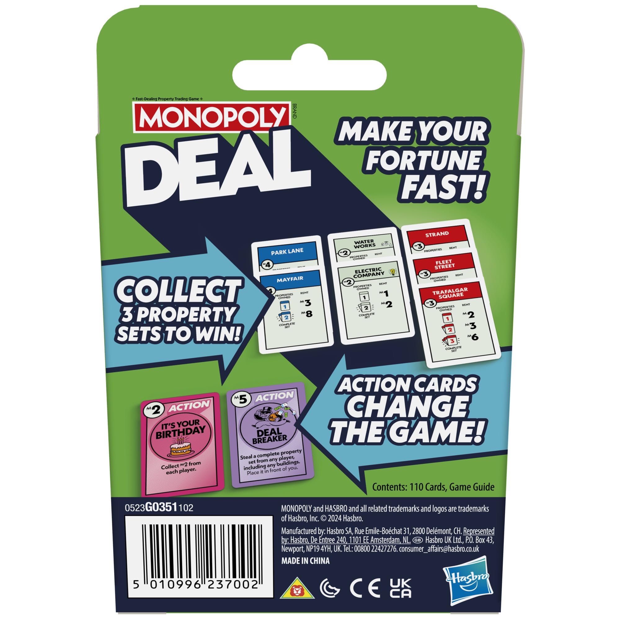 Hasbro Monopoly Deal Card Game 10