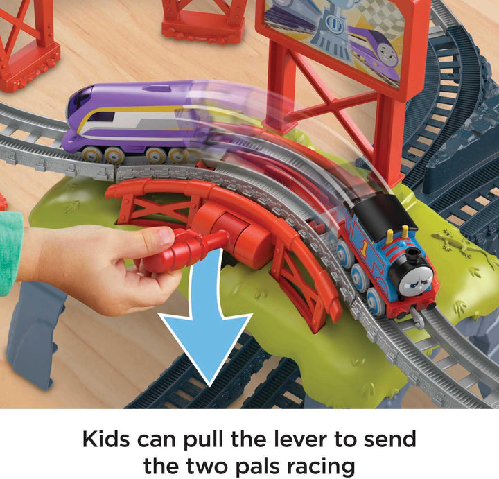 Thomas & Friends Race for the Sodor Cup Push-Along Train Set - Head-to-Head Racing for Ages 3+