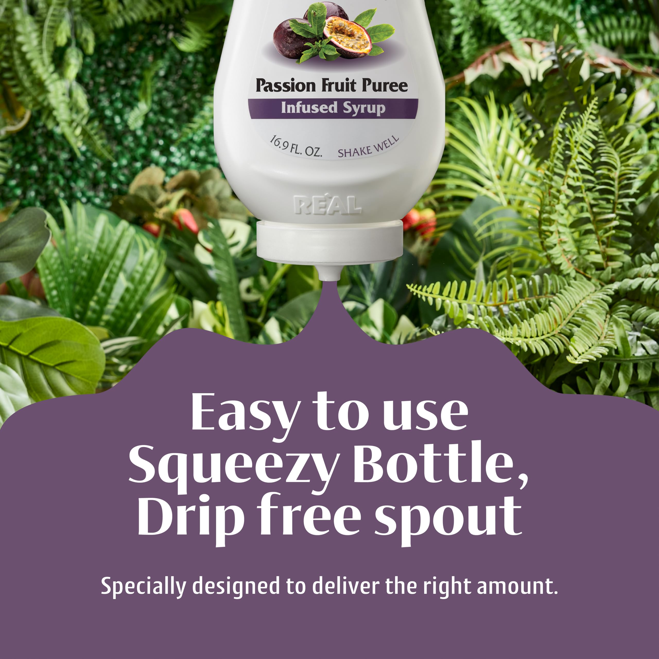 RE"AL Syrups Passion Fruit Puree Infused Fruit Syrup for Cocktails, Cooking & Baking 11