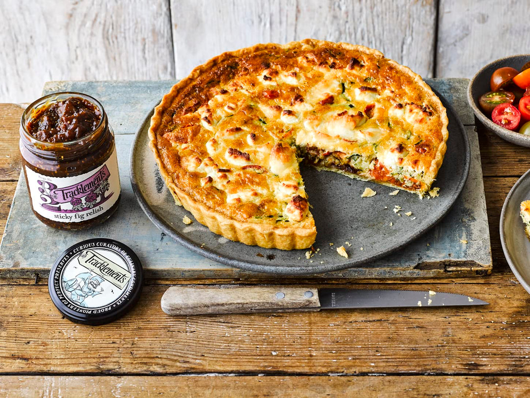 Tracklements Sticky Fig Relish - Vegan & Gluten-Free Condiment, 250g