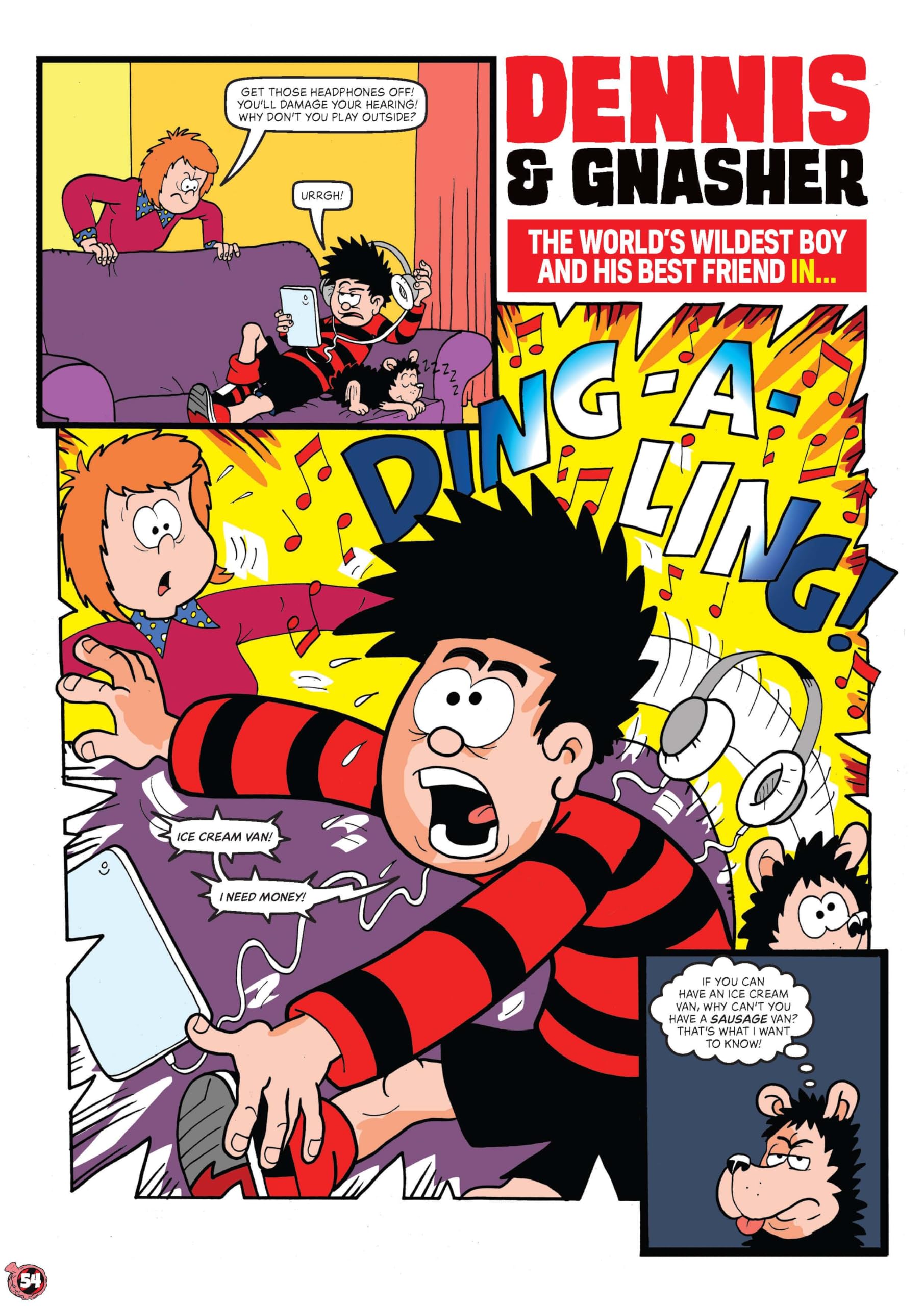 DC Thomson Beano Presents: Dennis The Menace & Gnasher - Chaos Comes With Stripes | Collection Comic 5
