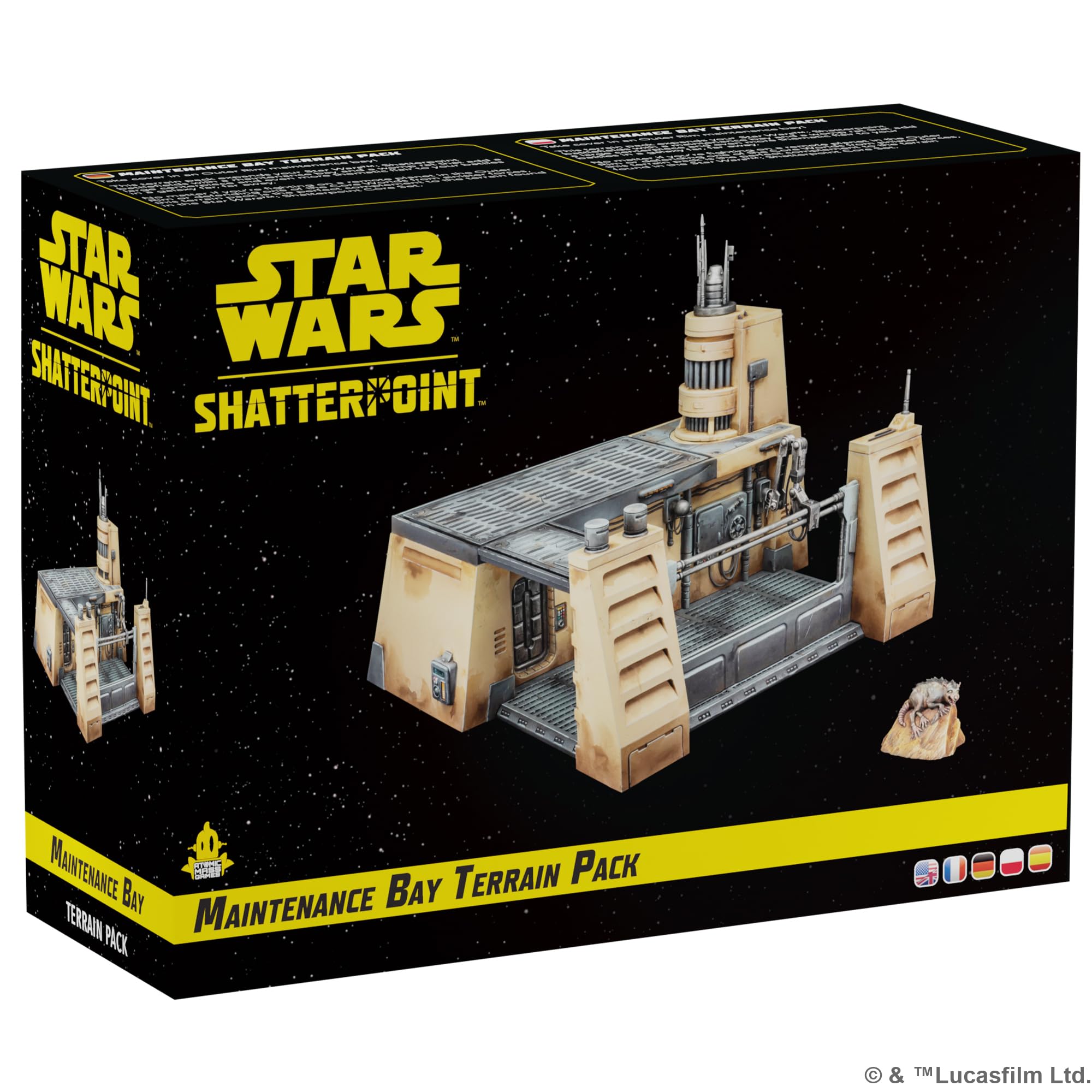 Atomic Mass Games Star Wars Shatterpoint Wartungsbucht Geländepaket 4