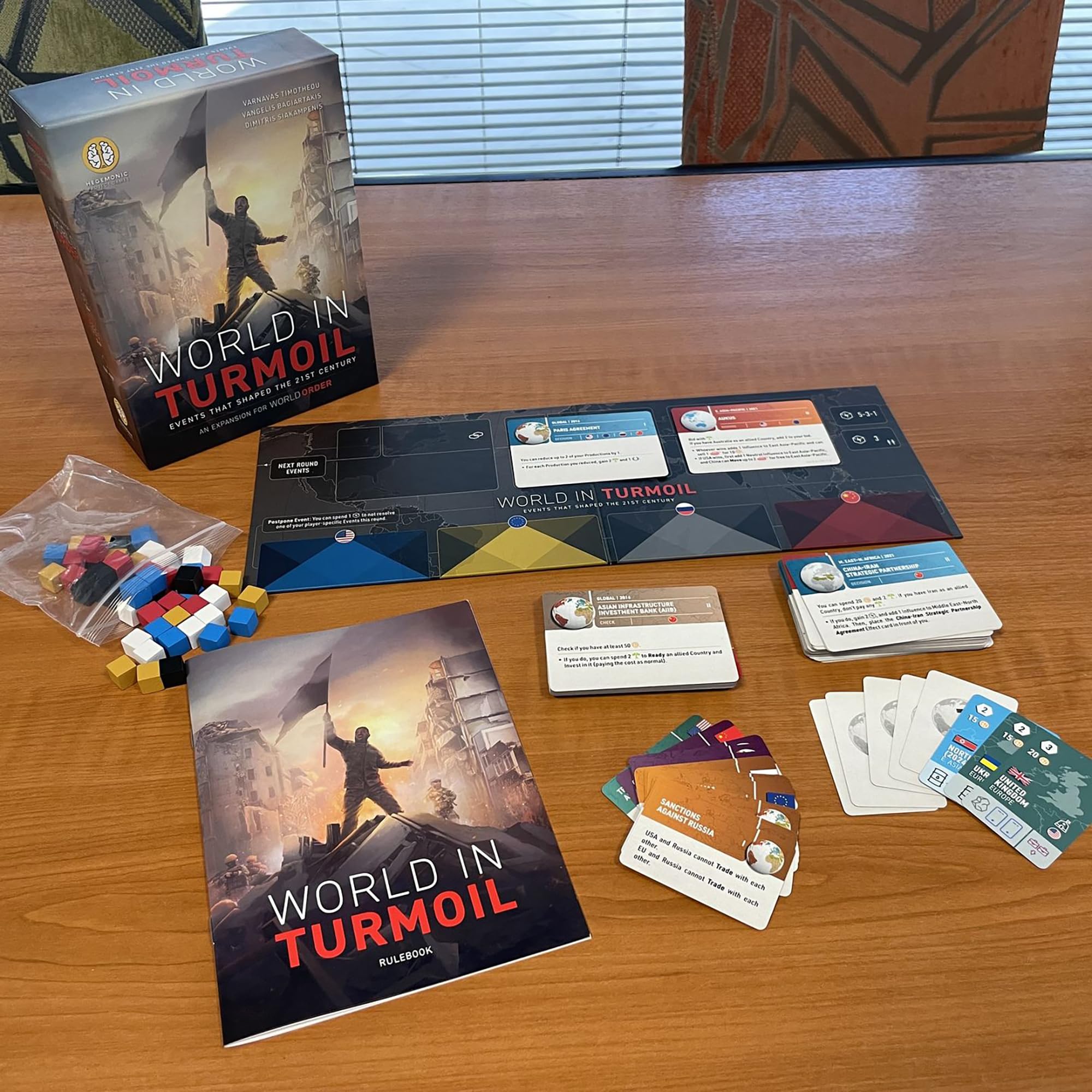 Hegemonic World Order: World in Turmoil Expansion | Strategy Board Game | 2-4 Players | Ages 14+ 4