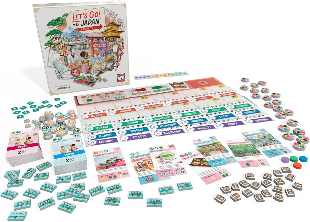 AEG Let's Go! To Japan Family Board Game