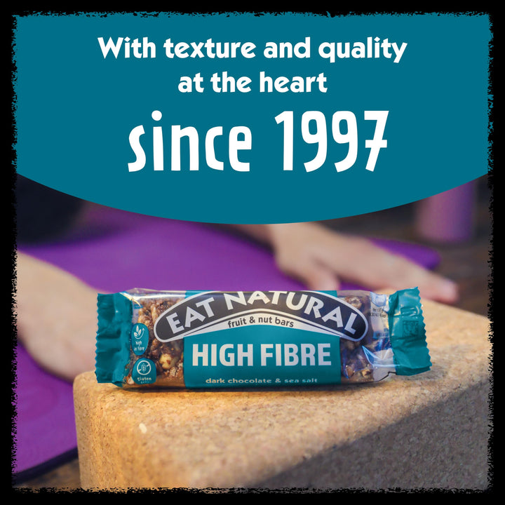 Eat Natural Dark Chocolate & Sea Salt Fruit & Nut Bars 12 x 40g